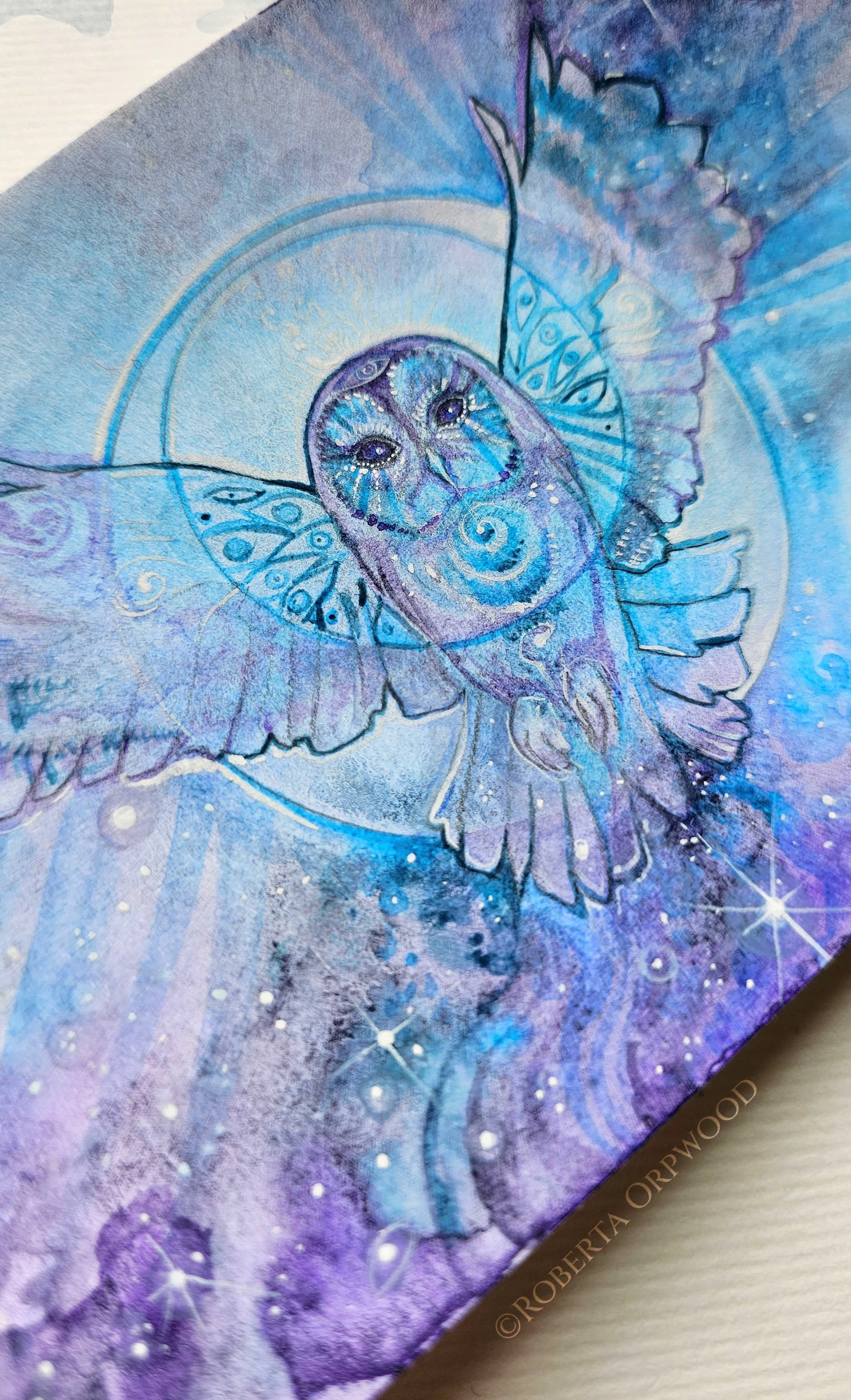 Cosmic Blue Owl by Roberta Orpwood.jpg
