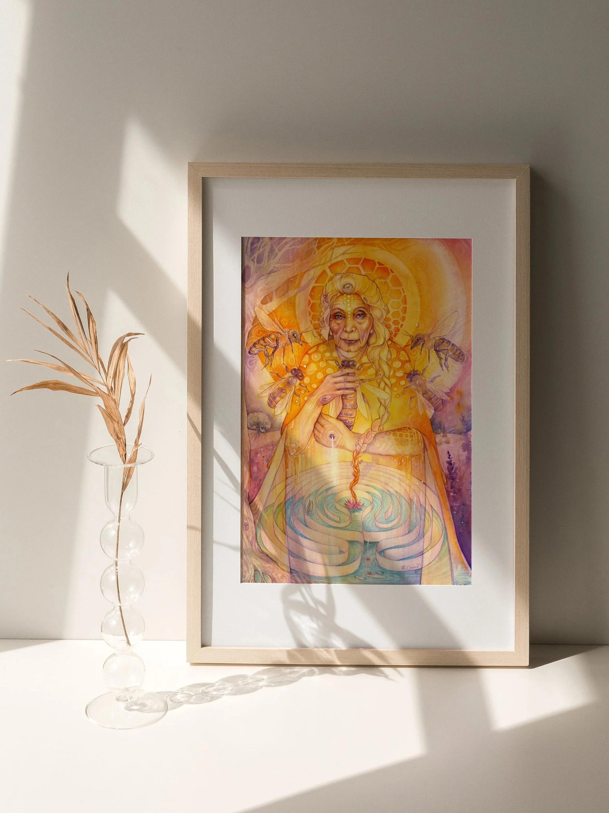 honey+bee+priestess+frame+with+glass.jpg