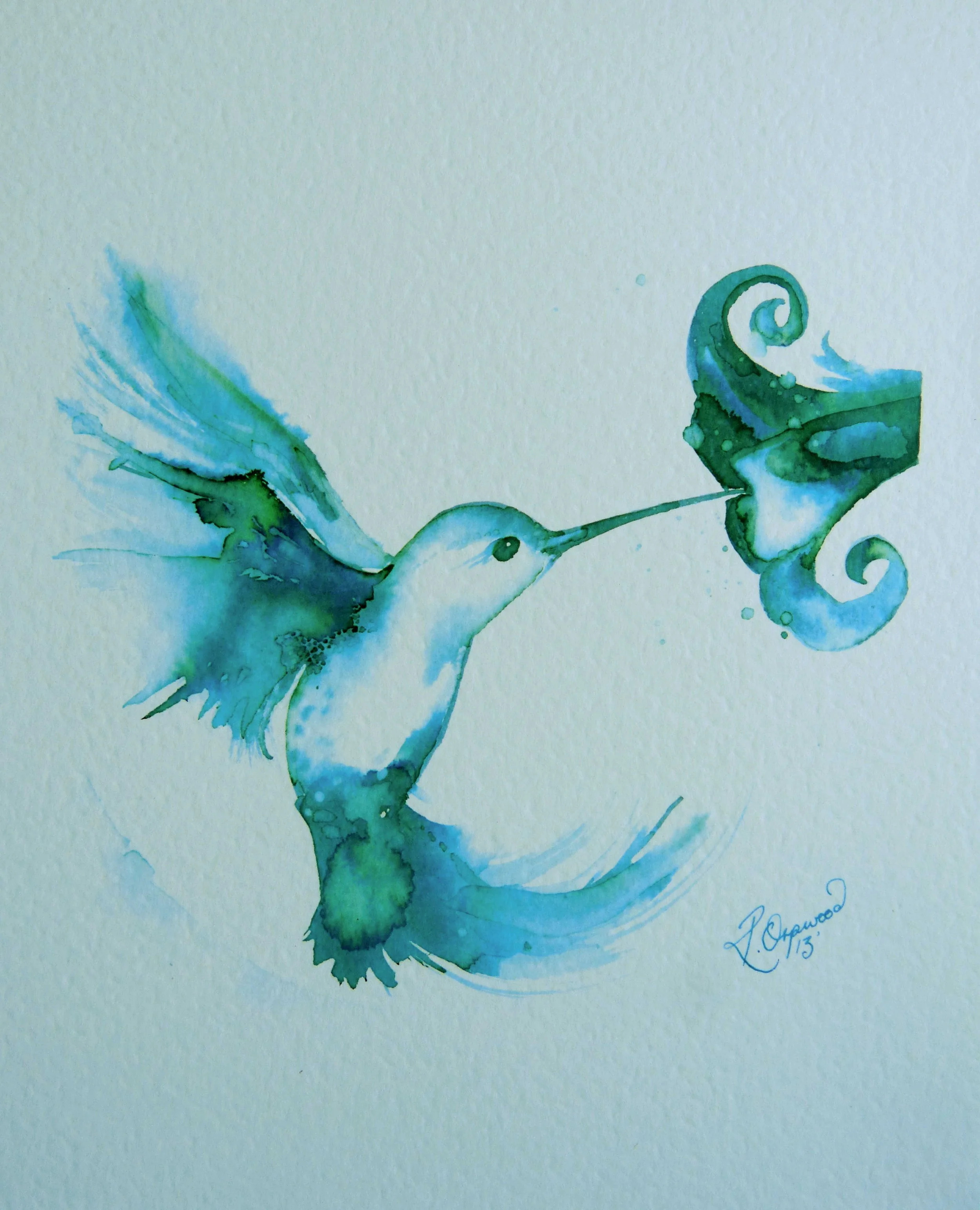 Hummingbird print 2013 soulbird art.jpg