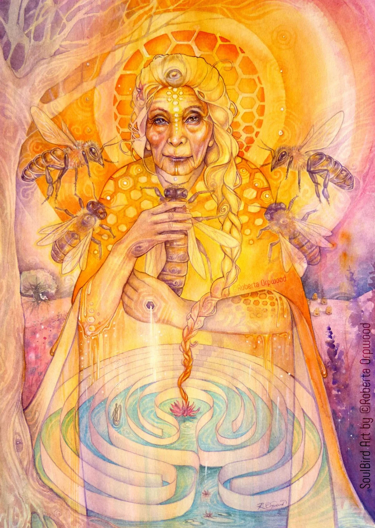 'Way of the Melissae - Honey Bee Priestess' / 
SB-C010