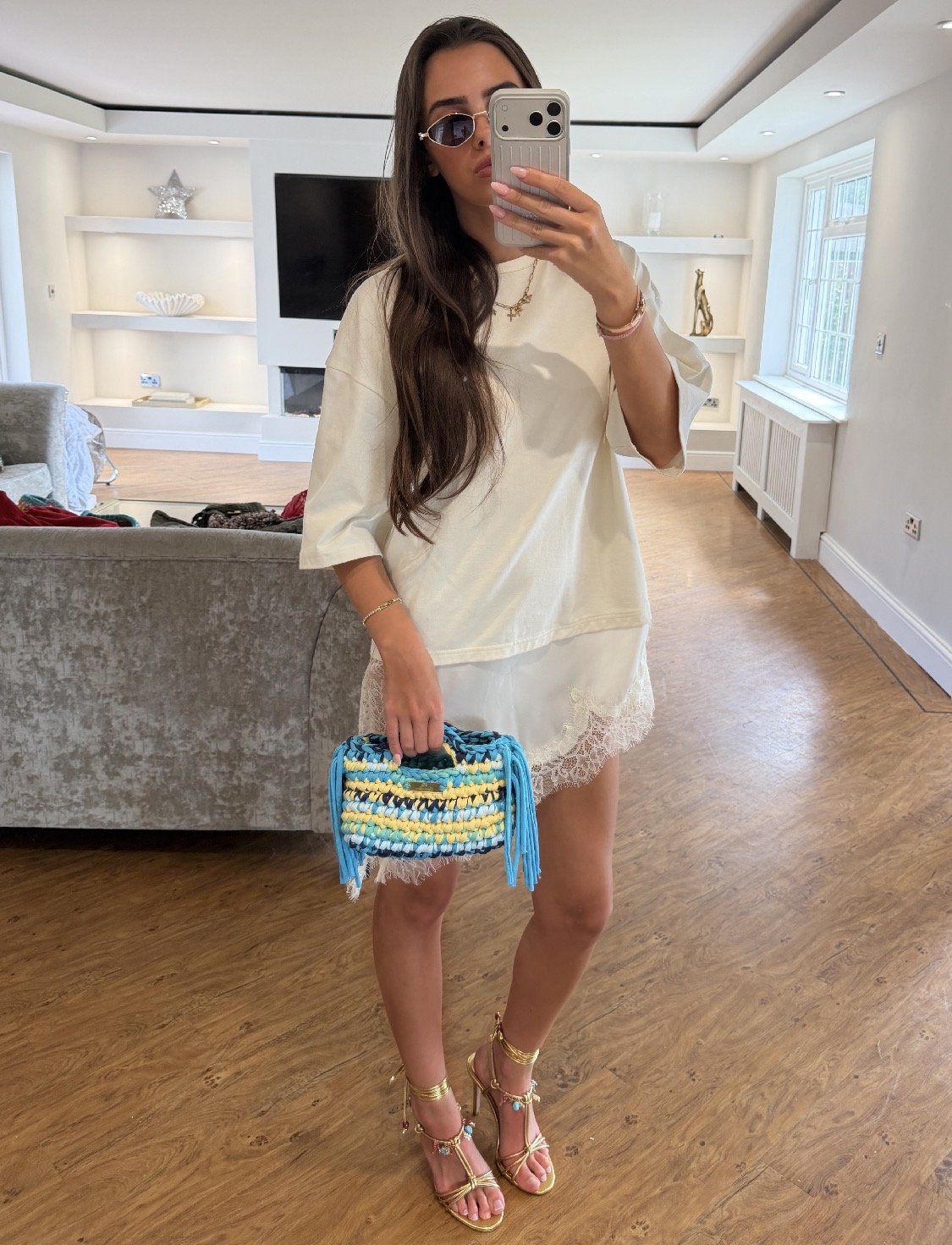 The Amalfi tassle bag Tropic