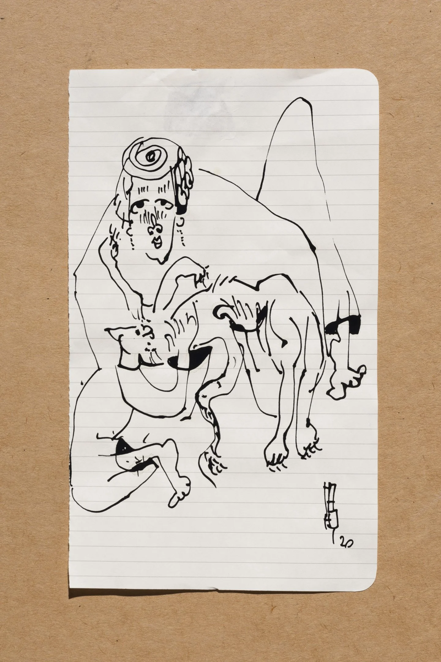 Série Les Grands-mères, 2020 | Chinese ink on paper | 21x13cm