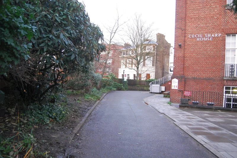 This was the entrance strip in January 2014
