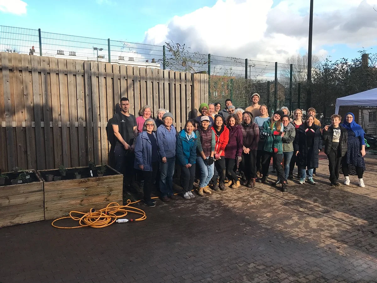 No 117 Permablitz at St Pancras Community Centre • Saturday 18th March 2023
This permablitz was part of an initiative from Kentish Town City Farm to establish six new green and edible spaces in Camden. The spaces have had permaculture designs prepare