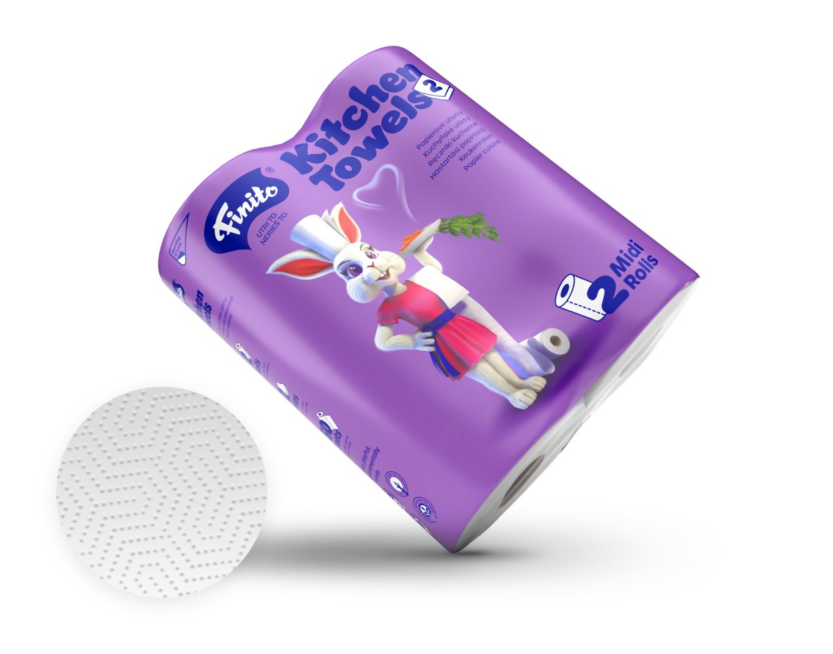 Küchenrolle 2 - Lagig
2 Rollen 50 Blatt