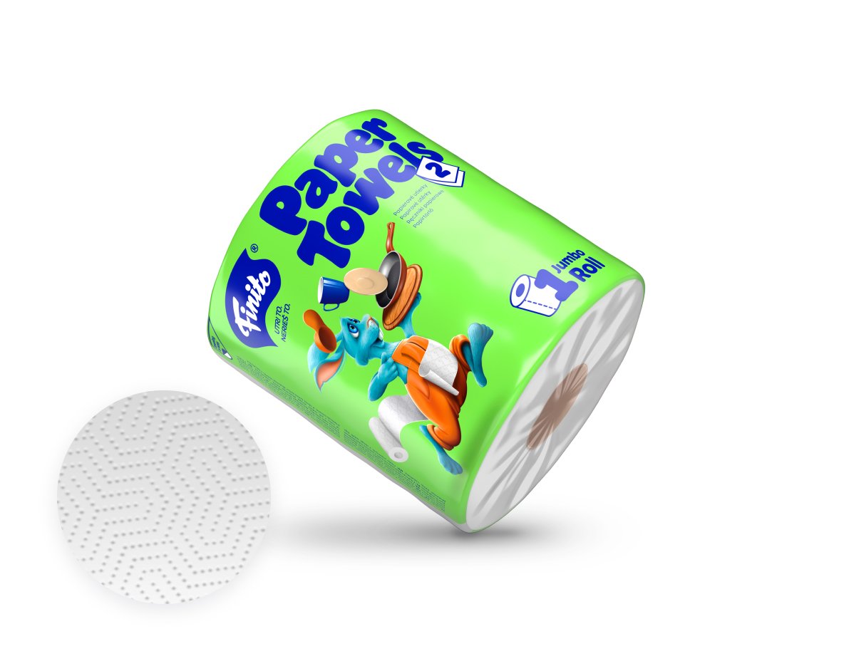 Handtuchrolle 2 - Lagig
1 Rolle 420 Blatt