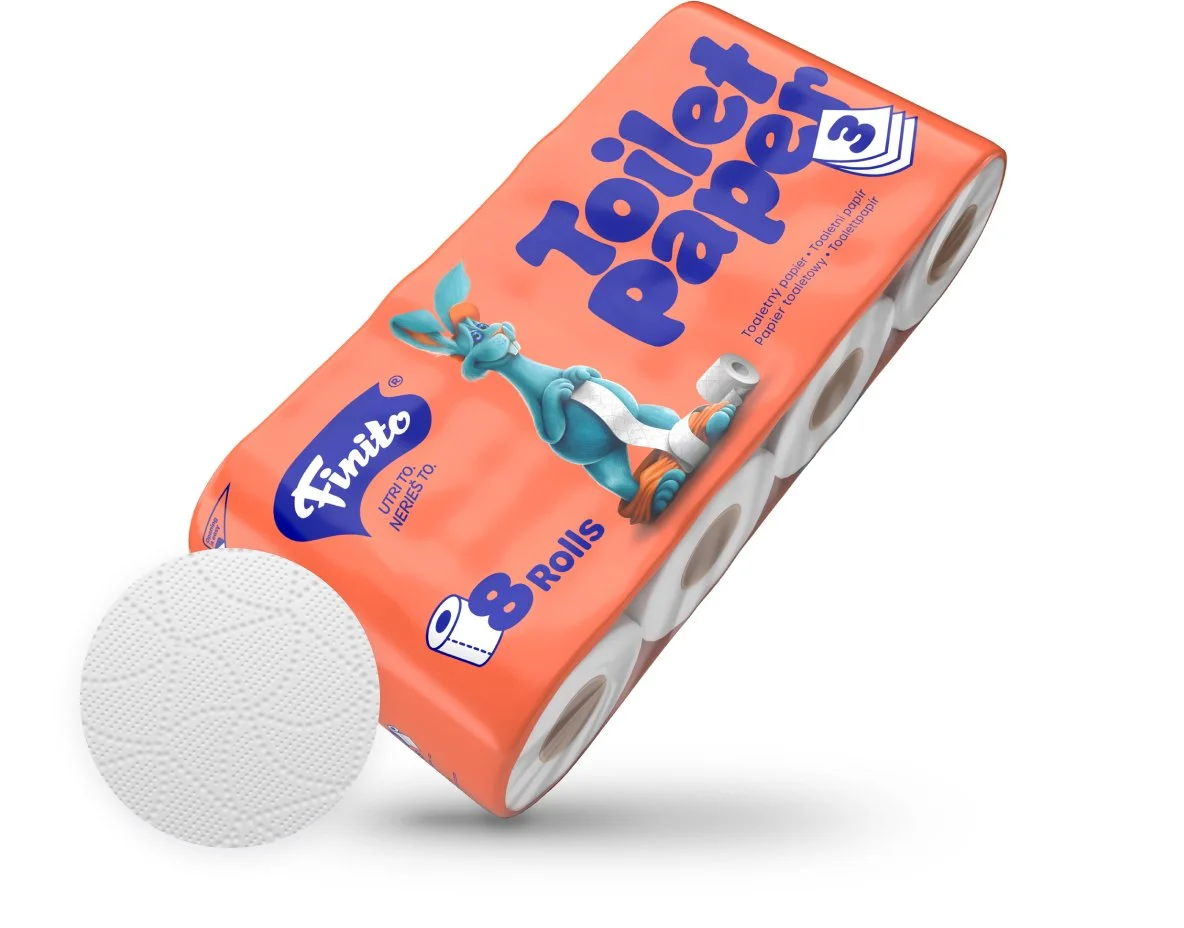 Toilettenpapier 3 - Lagig
8 Rollen 160 Blatt