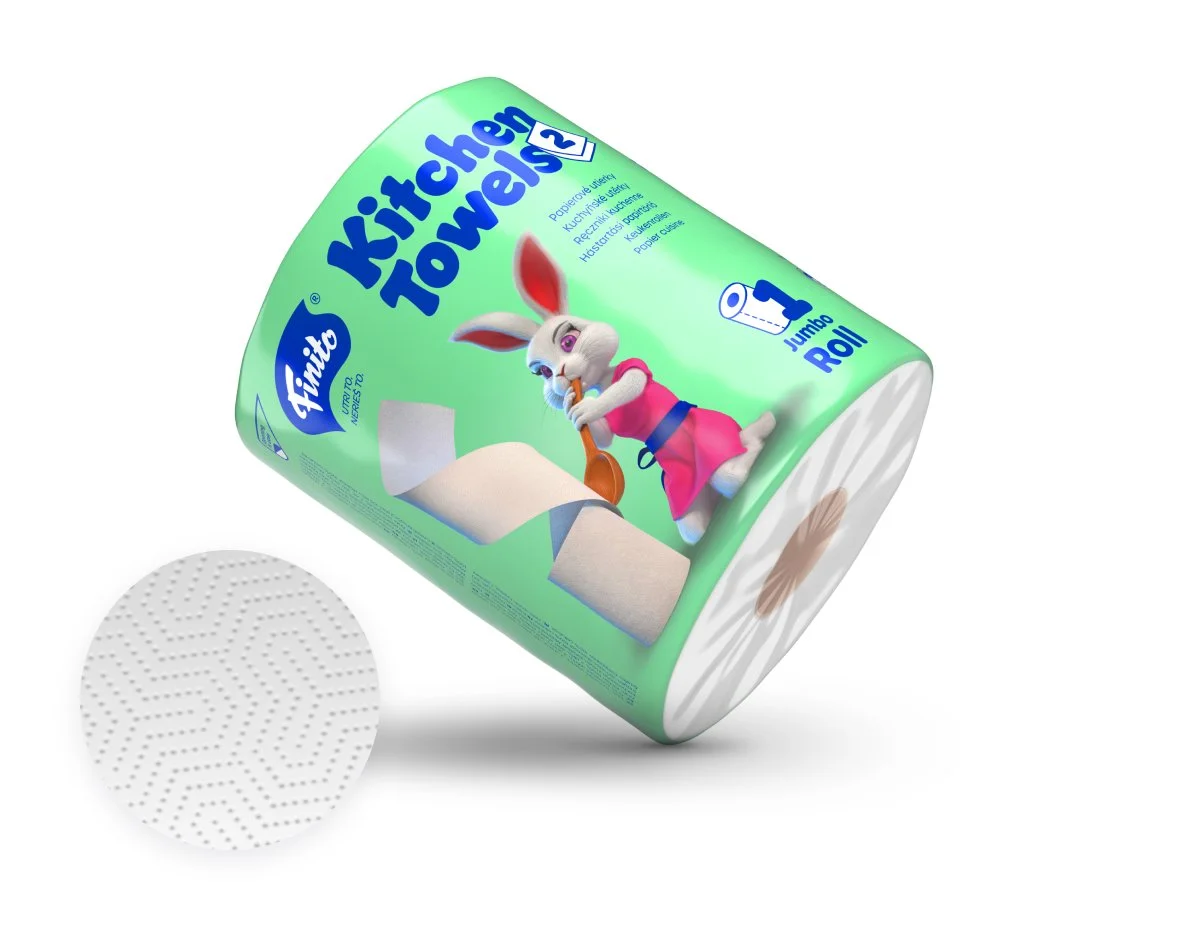 Küchenrolle 2- Lagig
1 Rolle 300 Blatt