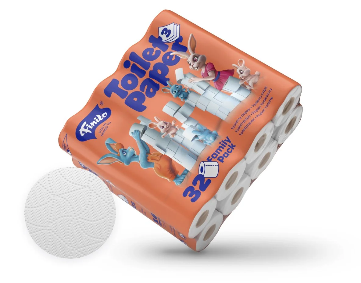 Toilettenpapier 3 - Lagig
32 Rollen 160 Blatt