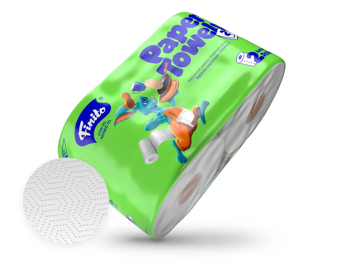 Handtuchrolle 2  - Lagig
2 Rollen 420 Blatt