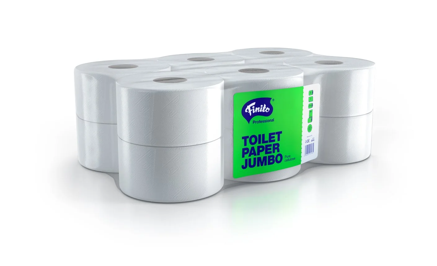 Jumbo Toilettenpapier
2- Lagig 100-170 Meter