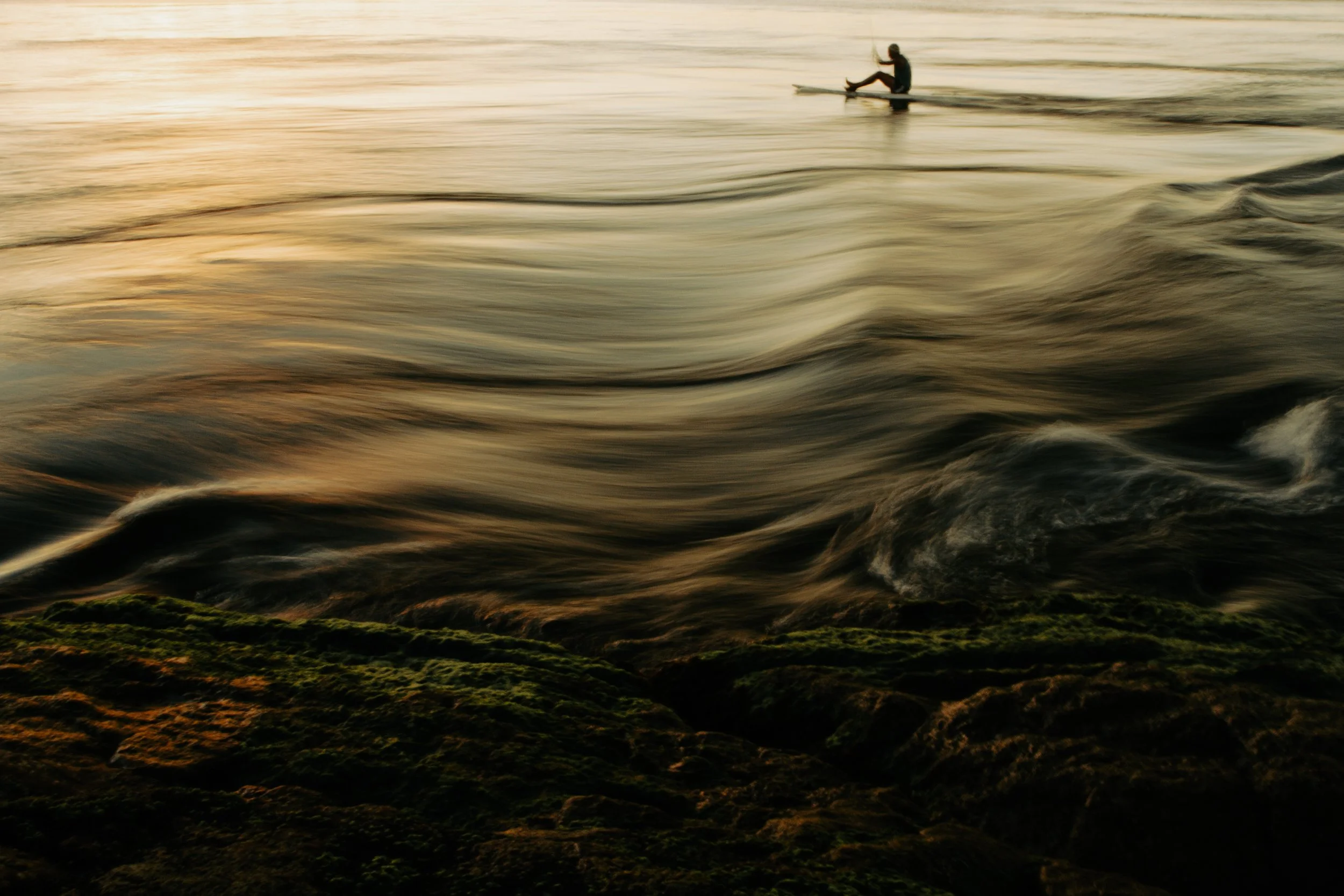 Man Rowing at Sunset, Rio de Contas | Itacaré, Bahia – Brazil, 2013