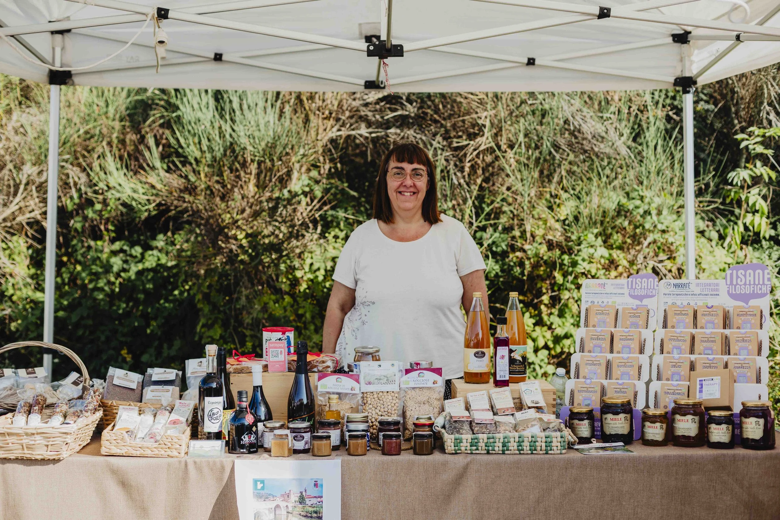 Stand Langa My Love con prodotti artigianali e biologici a ECOFestival di Bergolo
