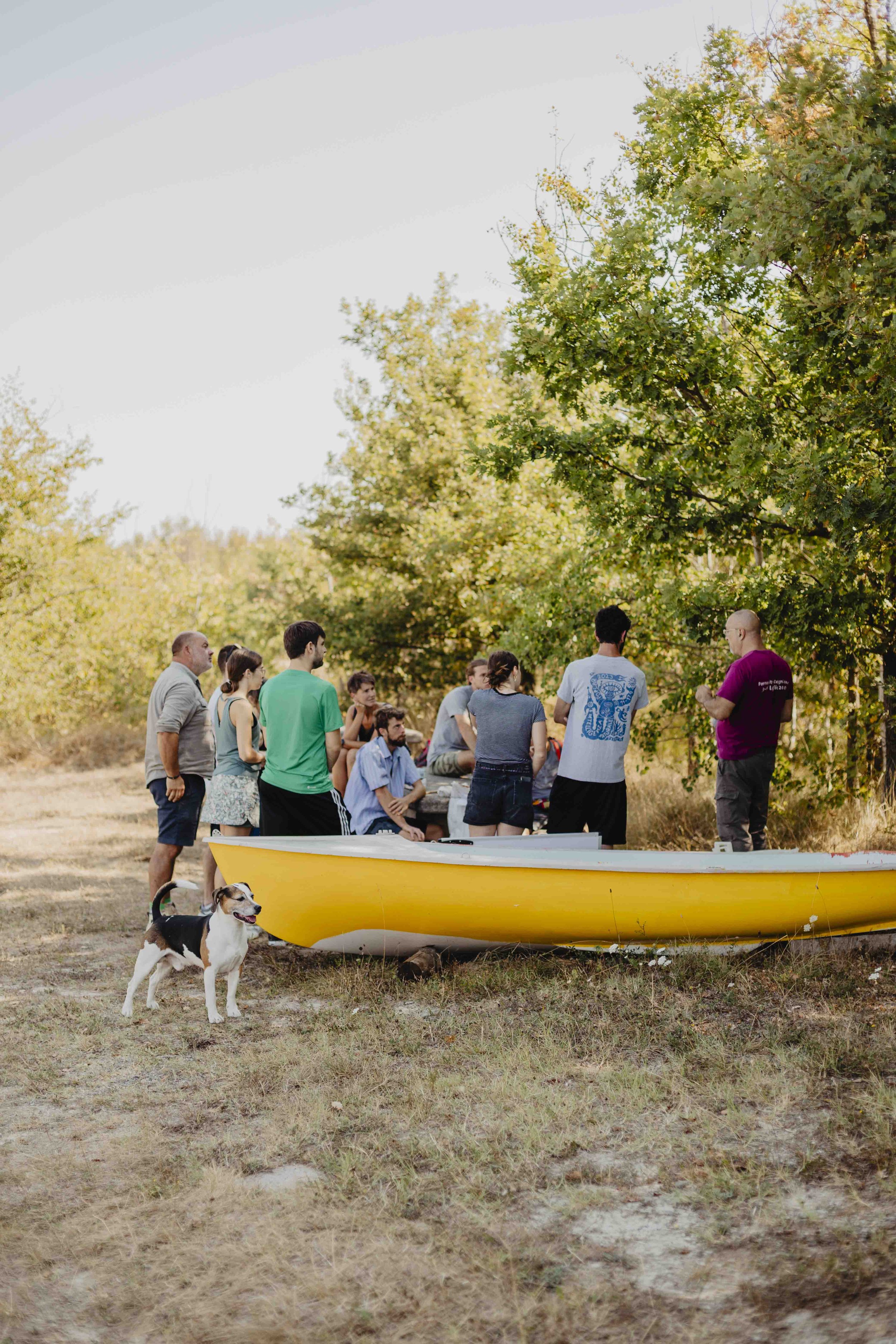 Partecipanti al workshop di biofertilità con Marco Pianalto durante ECOFestival in Alta Langa