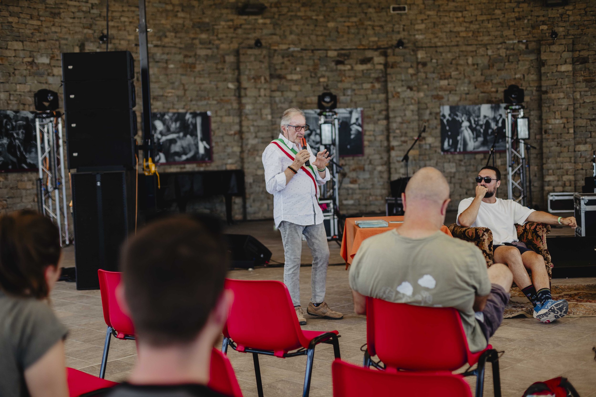 Presentazione della “Ciclovia della Pietra” a ECOFestival di Bergolo con il Sindaco Mario Marone