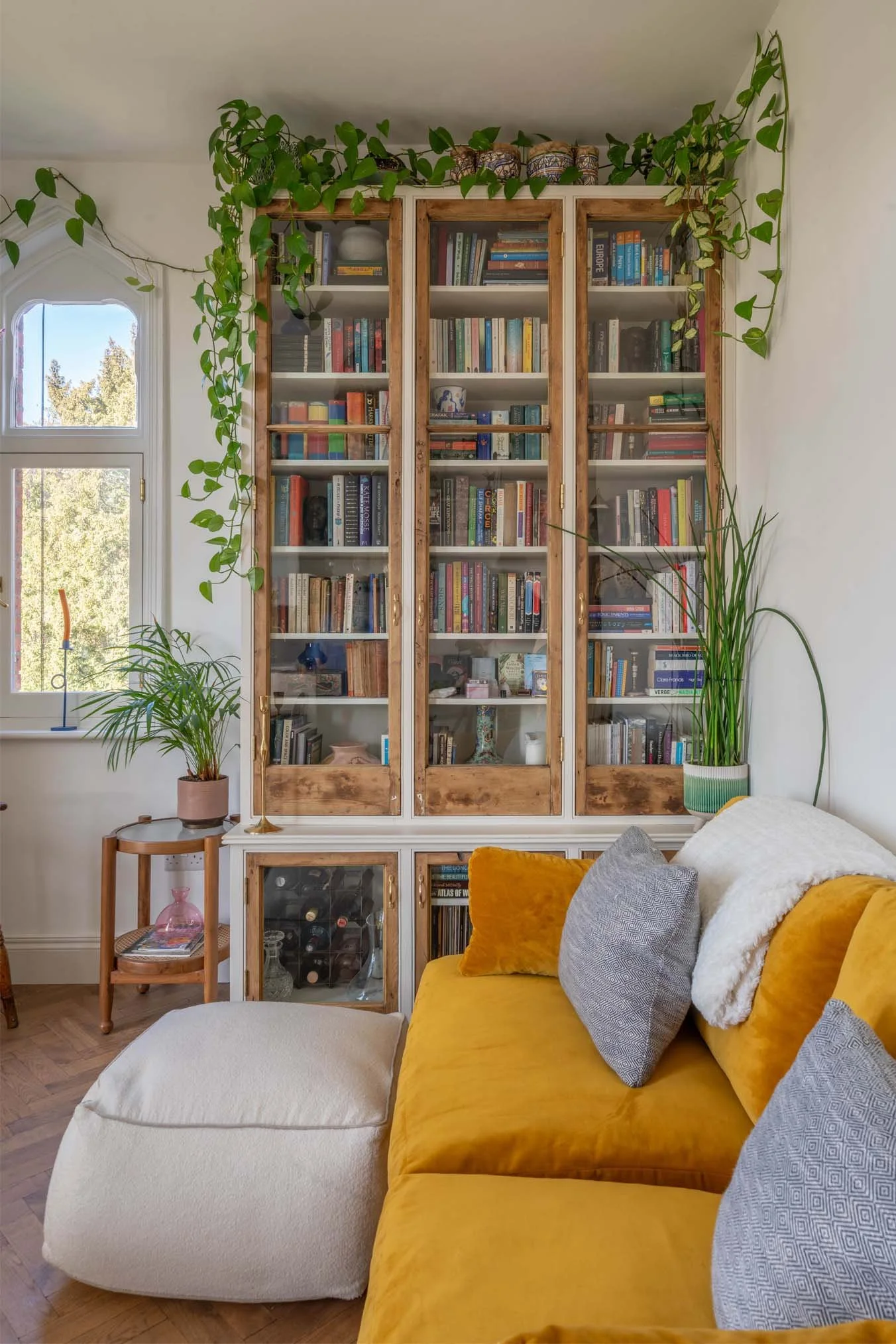 Handmade Bookcase Living Room View