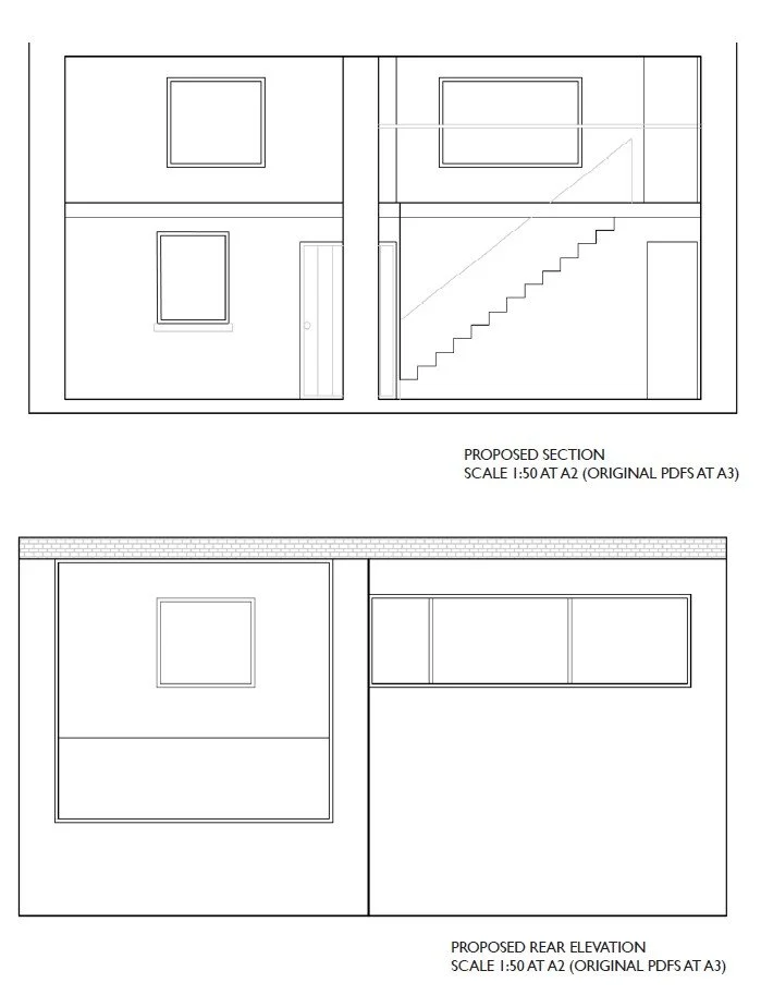 Design Option 3 Proposed Sections