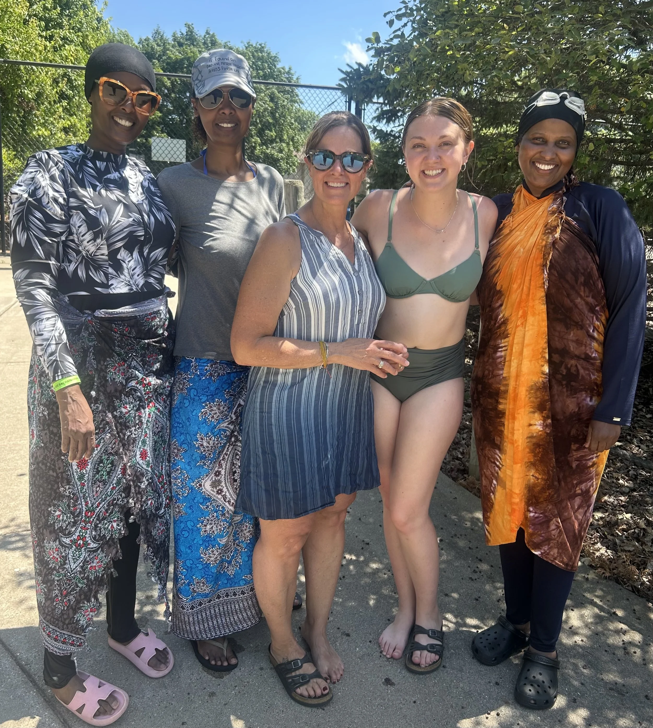 There's nothing better than running into our swimmers at a water park!