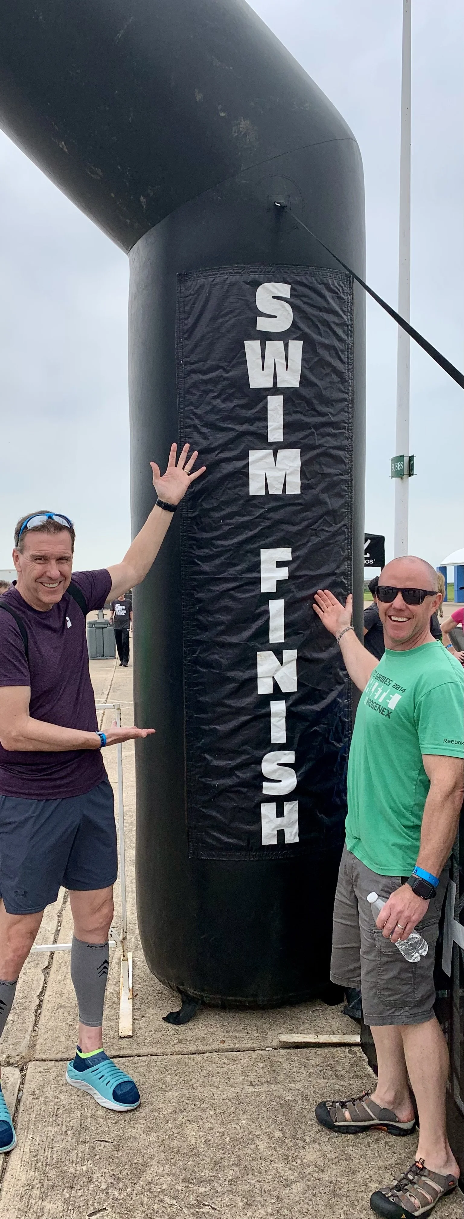 Two TTMT swimmers complete an Ironman 70.3.