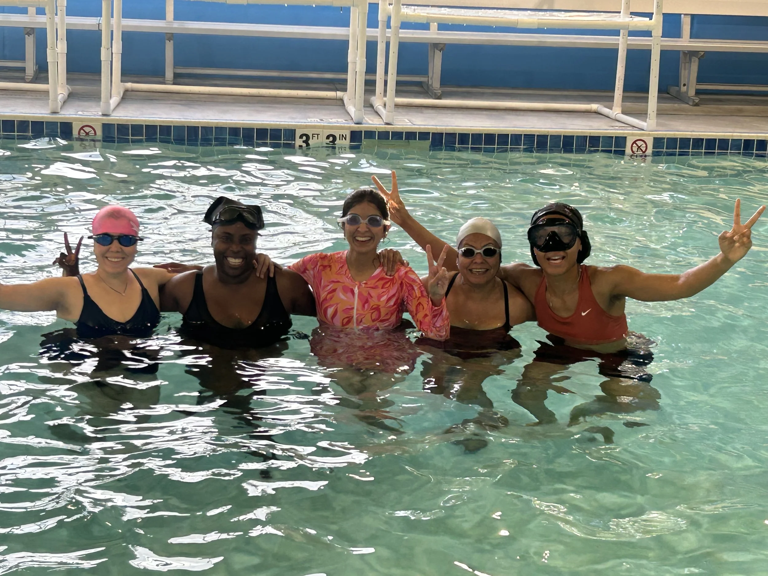 Beginner 1 swimmers always bring encouragement and joy.