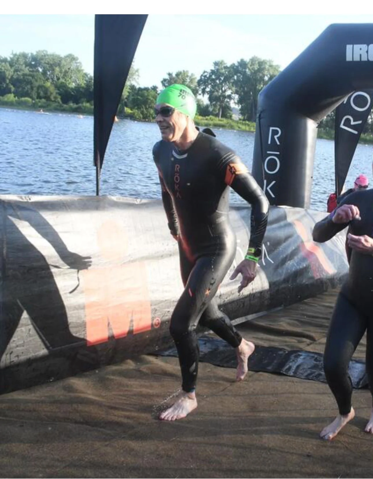 This speedy TTMT swimmer comes out of the water strong at the Des Moines Ironman 70.3.