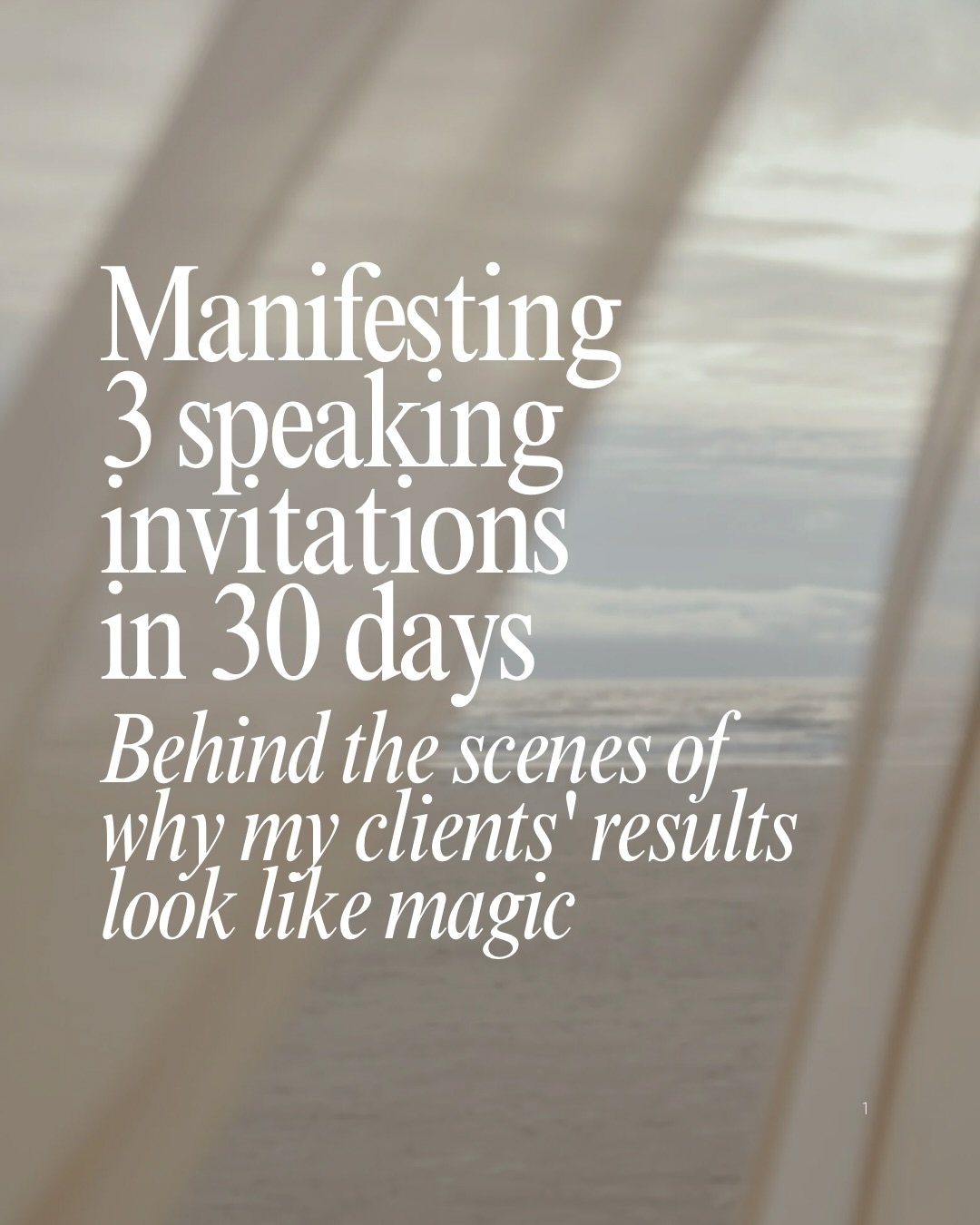 3 speaking invitations landed and none of them came from stressful actions or burning out.

The process had me saying &ldquo;that happened so easily.&rdquo;

Slide through for the breakdown&hellip; the energetics, and the three actions I almost talke