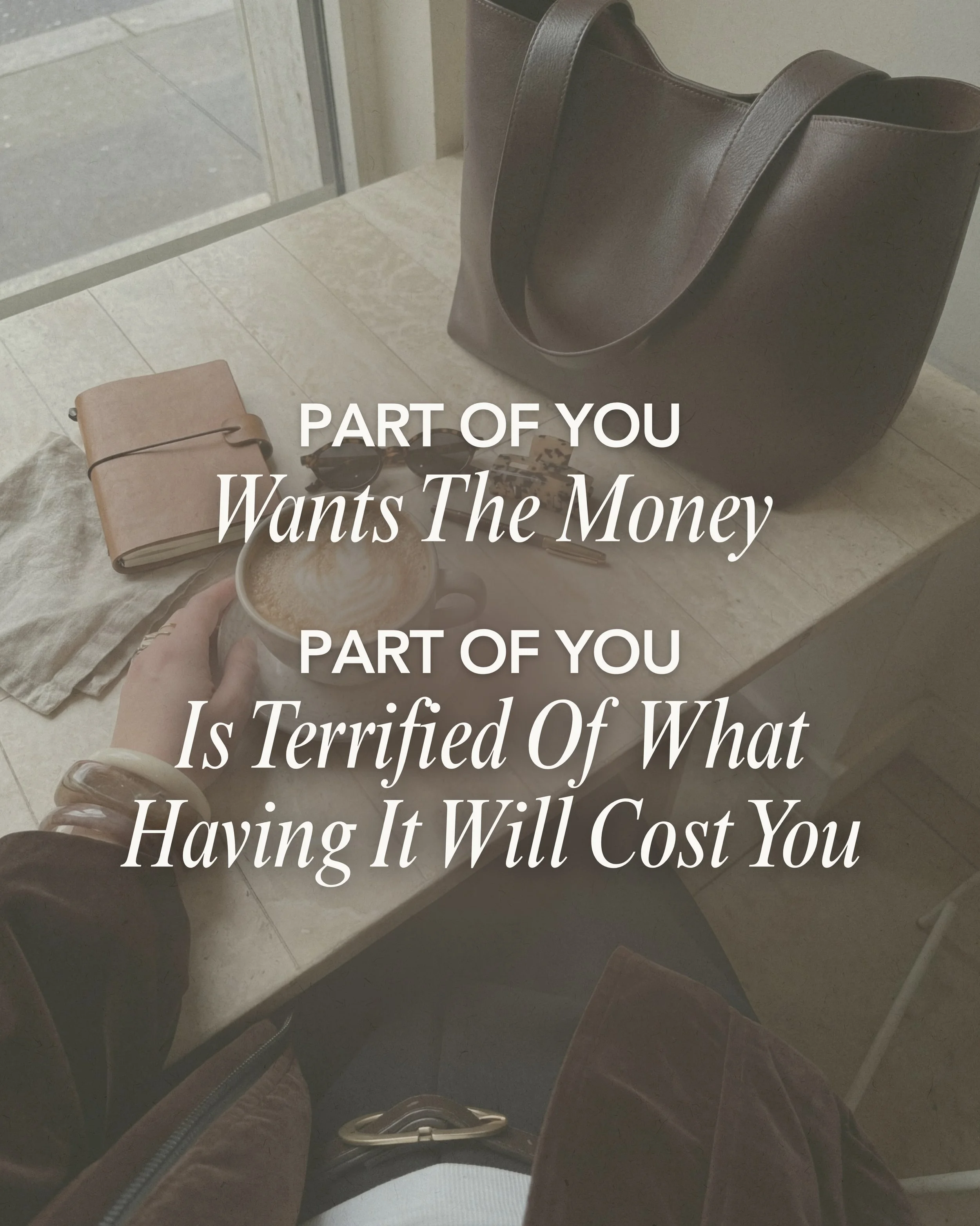 One part of you genuinely wants the expansion. Another part has decided that receiving more comes with a cost.
And those two parts do not sit down and negotiate. They just create a constant internal friction that shows up as resistance, ambivalence, 