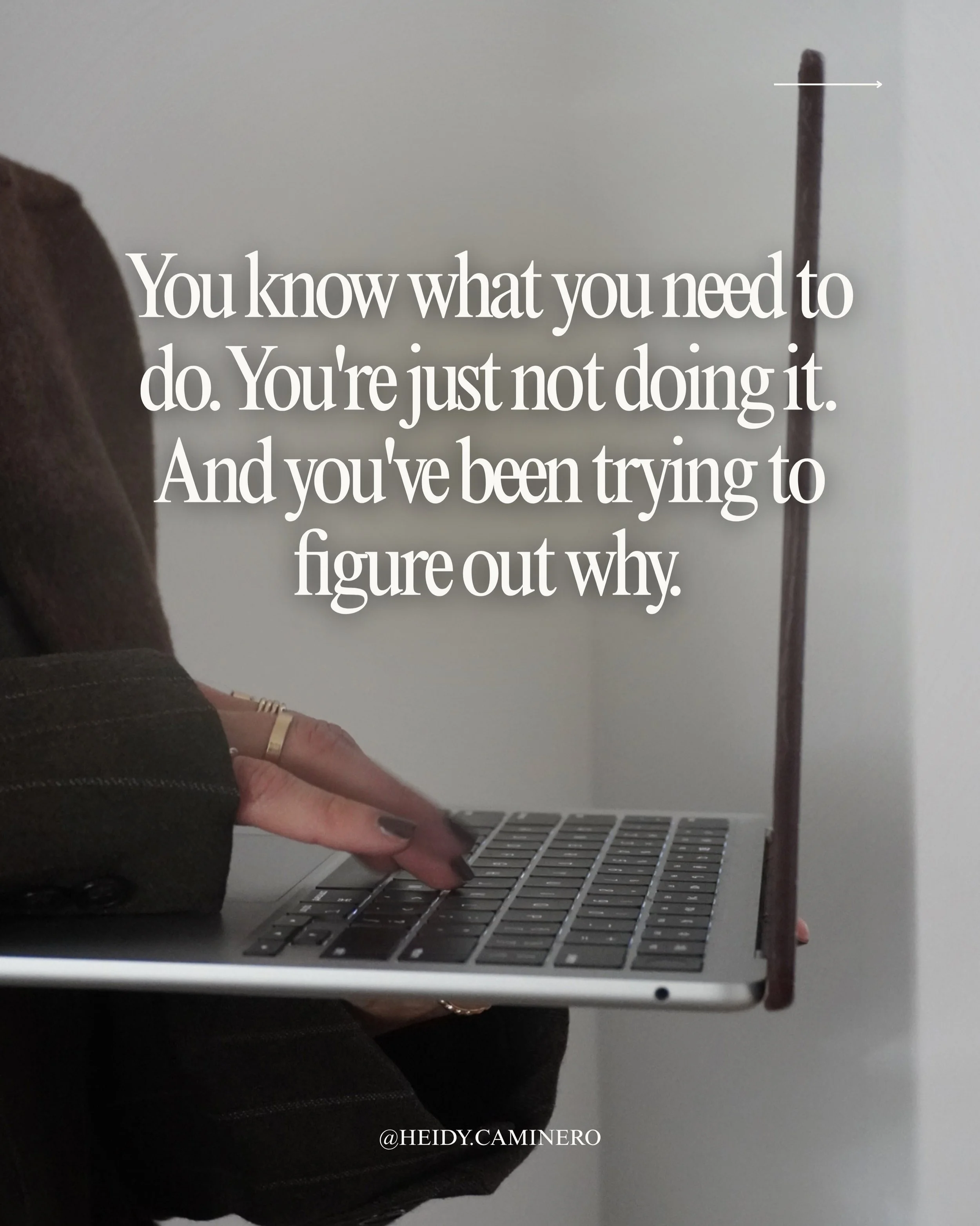 I had been in my head about my content. Questioning the point of writing anything when I wasn&rsquo;t seeing the result I wanted yet. And the more I questioned, the less I moved.

The less I moved, the more evidence I stacked against myself.
And the 