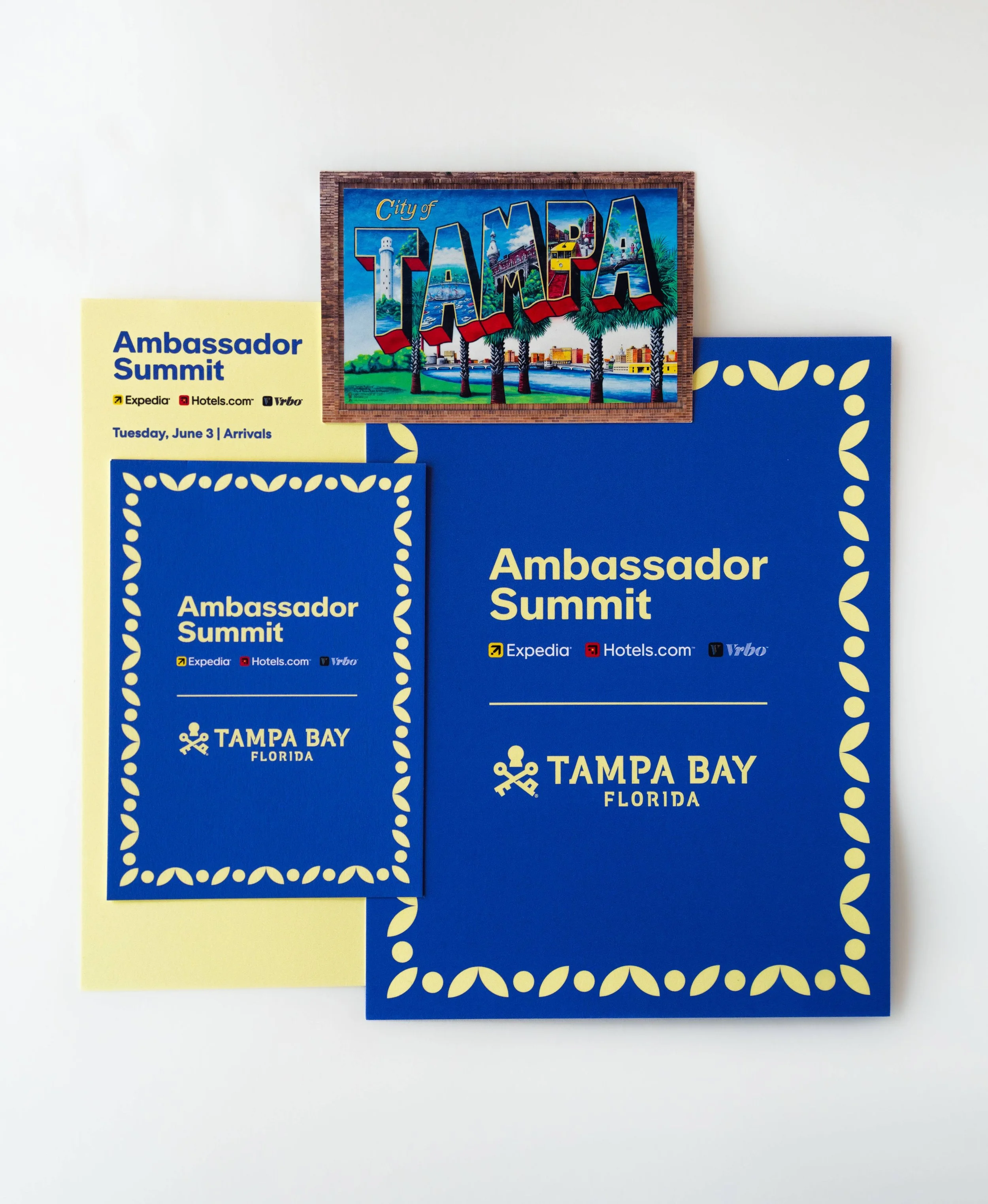 Print materials for a creator event