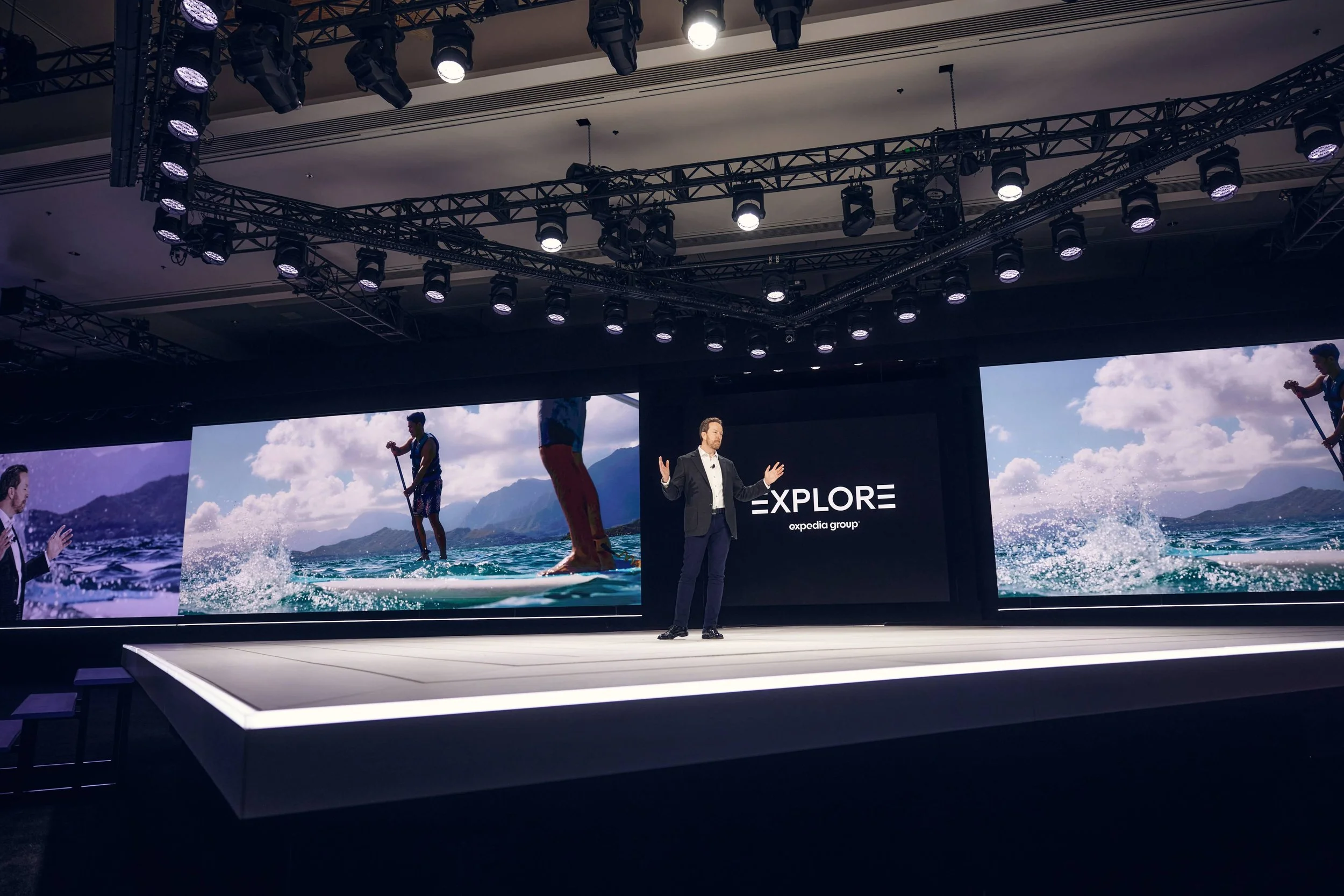 EXPLORE main stage, Expedia’s  annual partner conference, Las Vegas