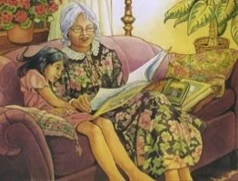 Grandmas Scrapbook Interior
