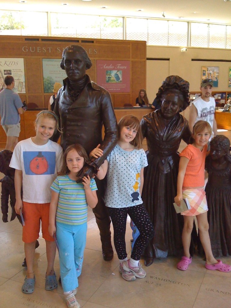 Children at Mt. Vernon