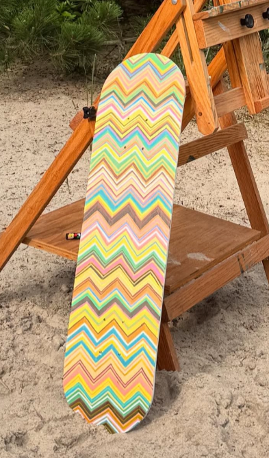Missoni Inspired Skateboard Deck