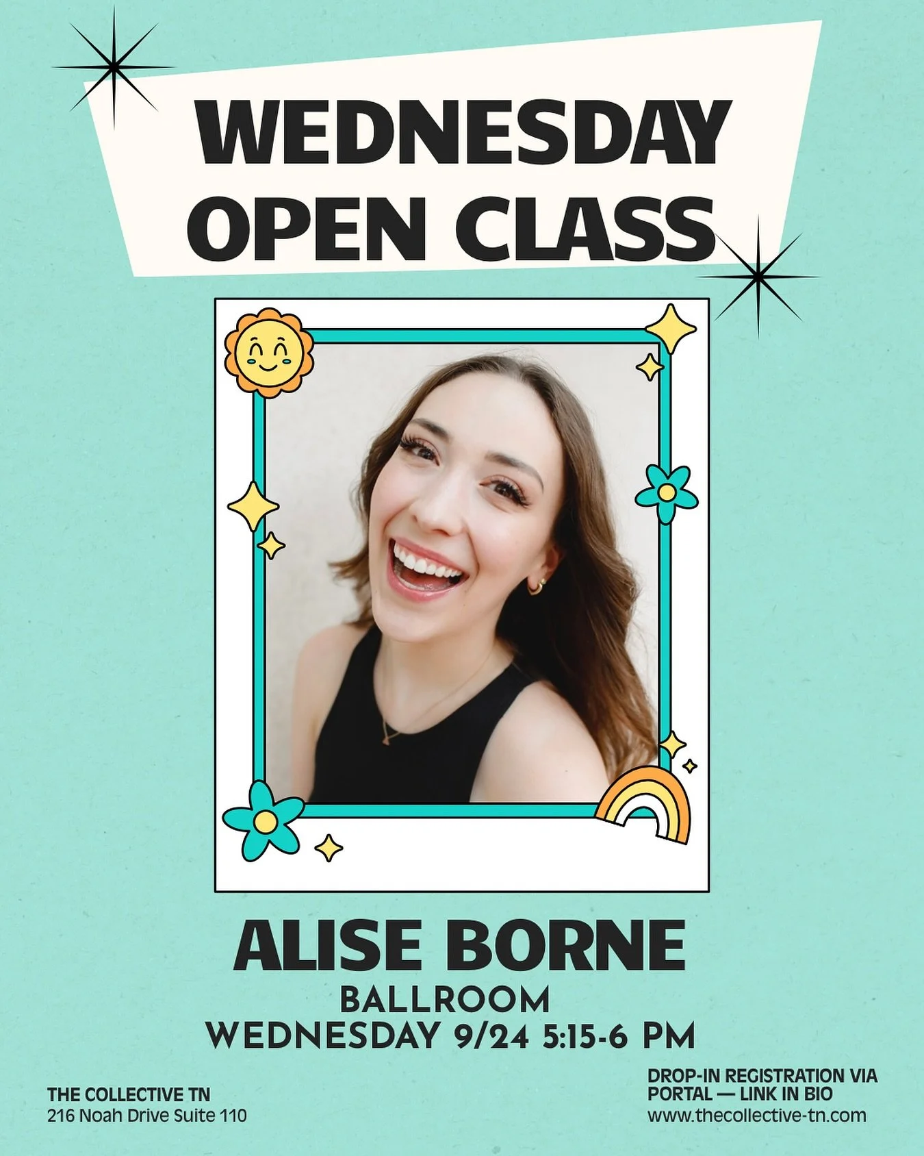 SO ready to have @aliseborne back on Wednesday for our Open Ballroom class! Come join the fun💃🏻

#thecollectivetn #franklindance #franklintndance