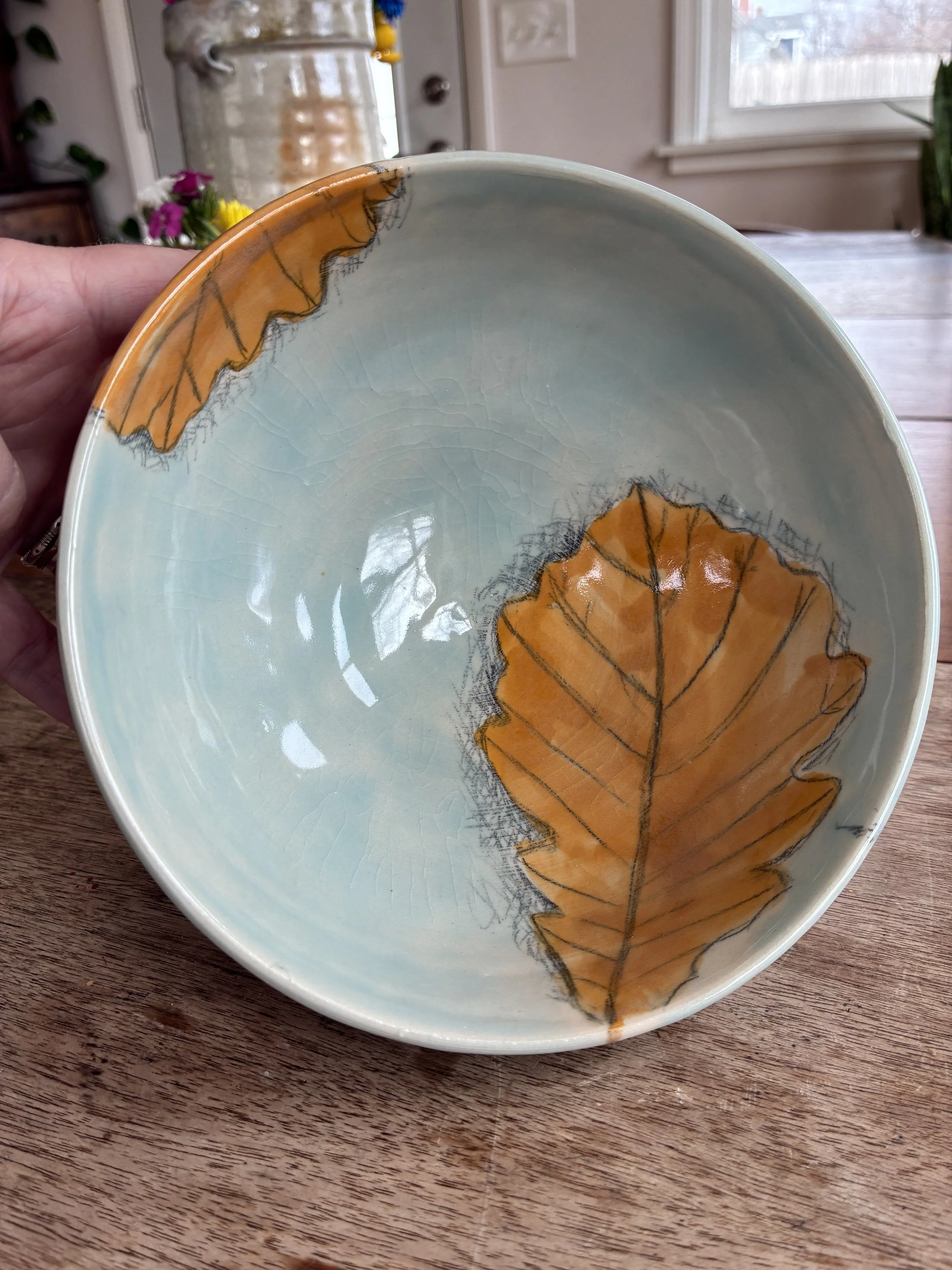 Autumn Swamp Oak Soup Bowl