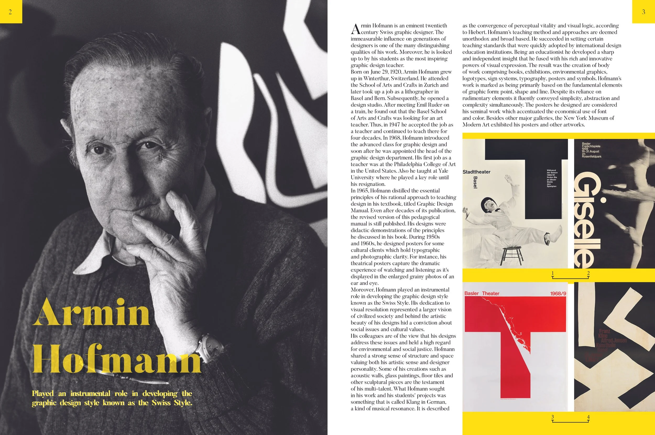 Designer 1 : Armin Hofmann