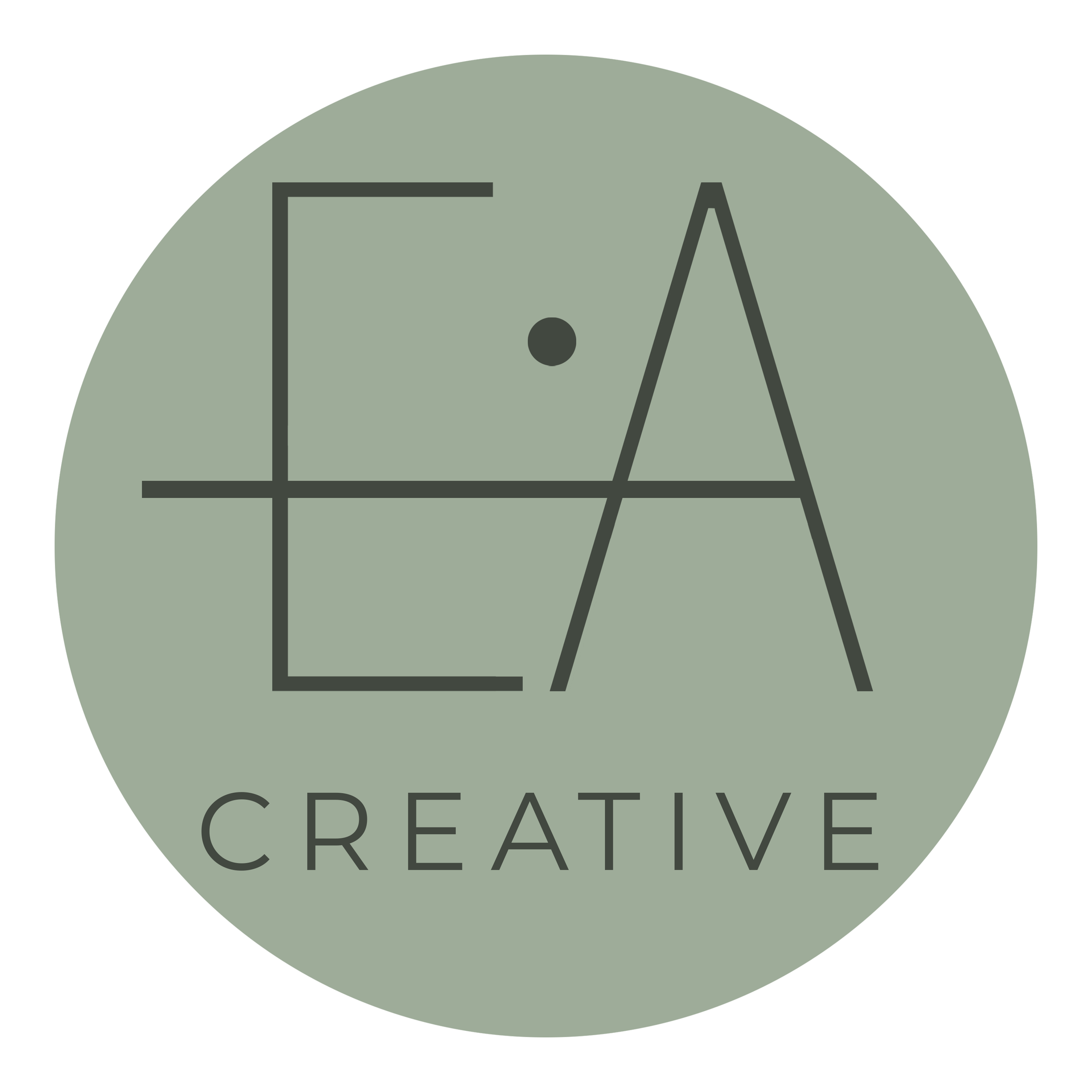 Logo with a circular design, featuring the words 'FEAT' and 'CREATE'.