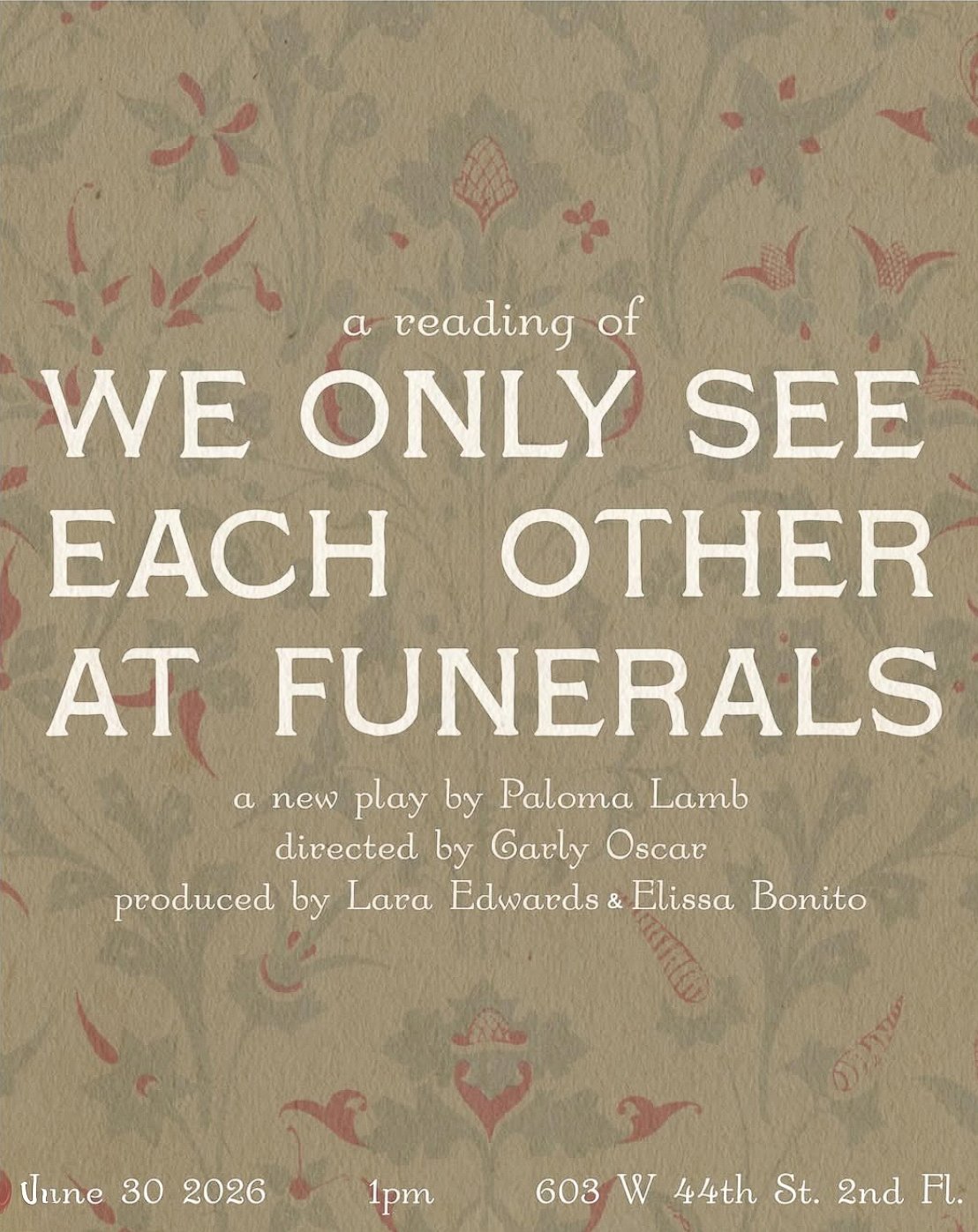 We Only See Each Other At Funerals