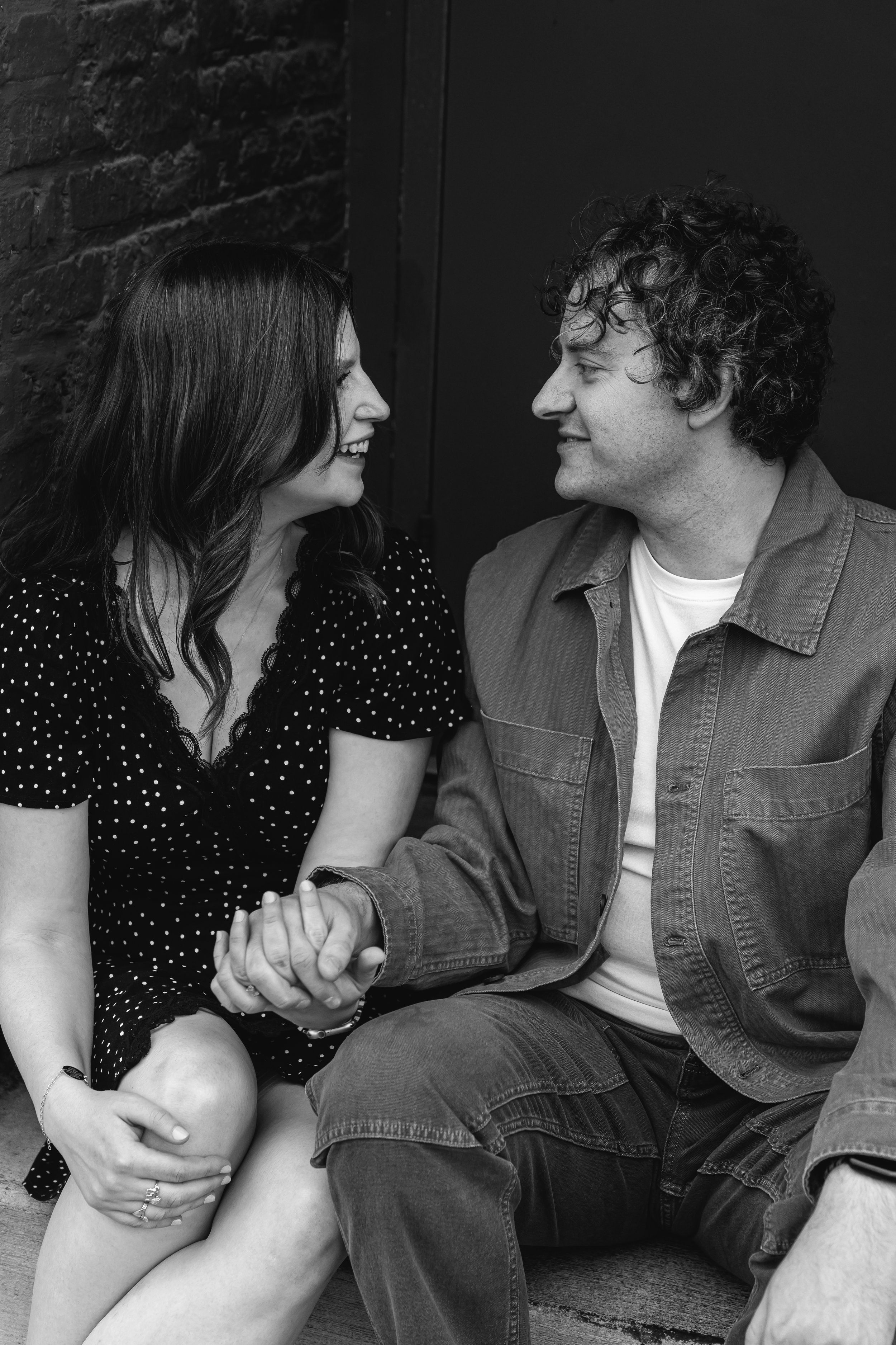 An Engagement Session in the Ravenswood neighborhood of Chicago.