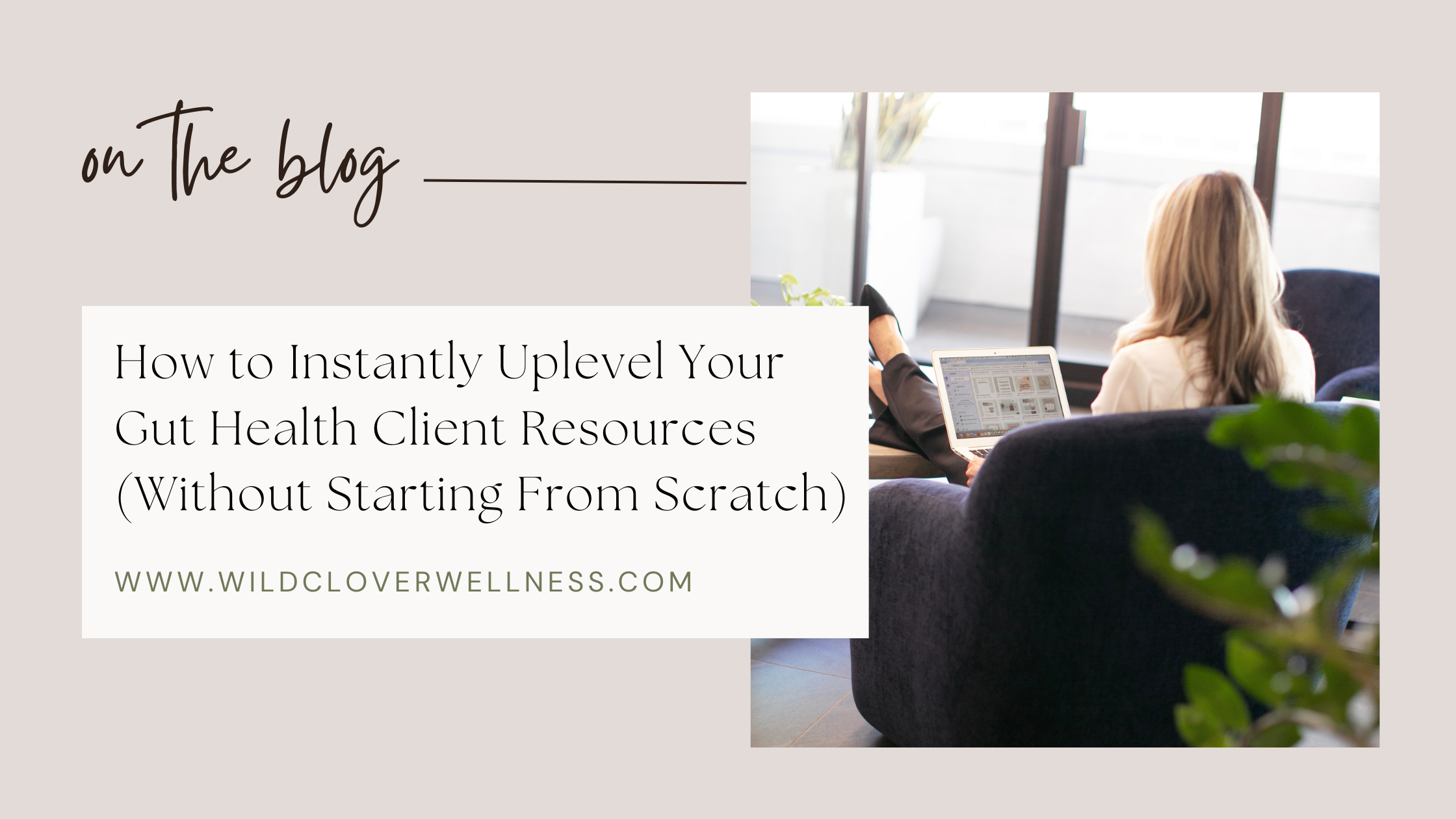 How to Instantly Uplevel Your Gut Health Client Resources (Without Starting From Scratch)