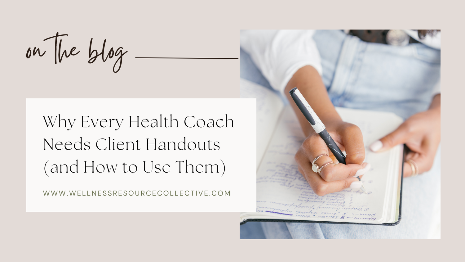 Why Health Coaches Need Client Handouts + How to Use Them | Done-for ...