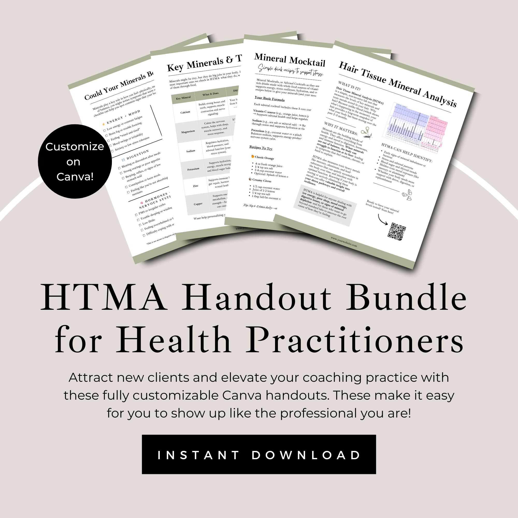HTMA Handout Bundle