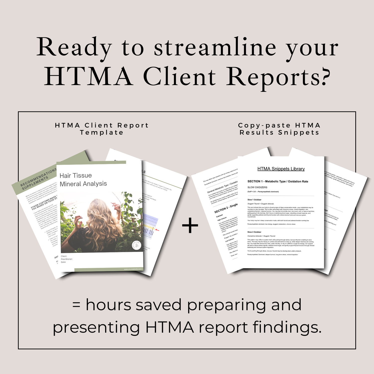 HTMA Starter Pack Landing Page — Wellness Resource Collective