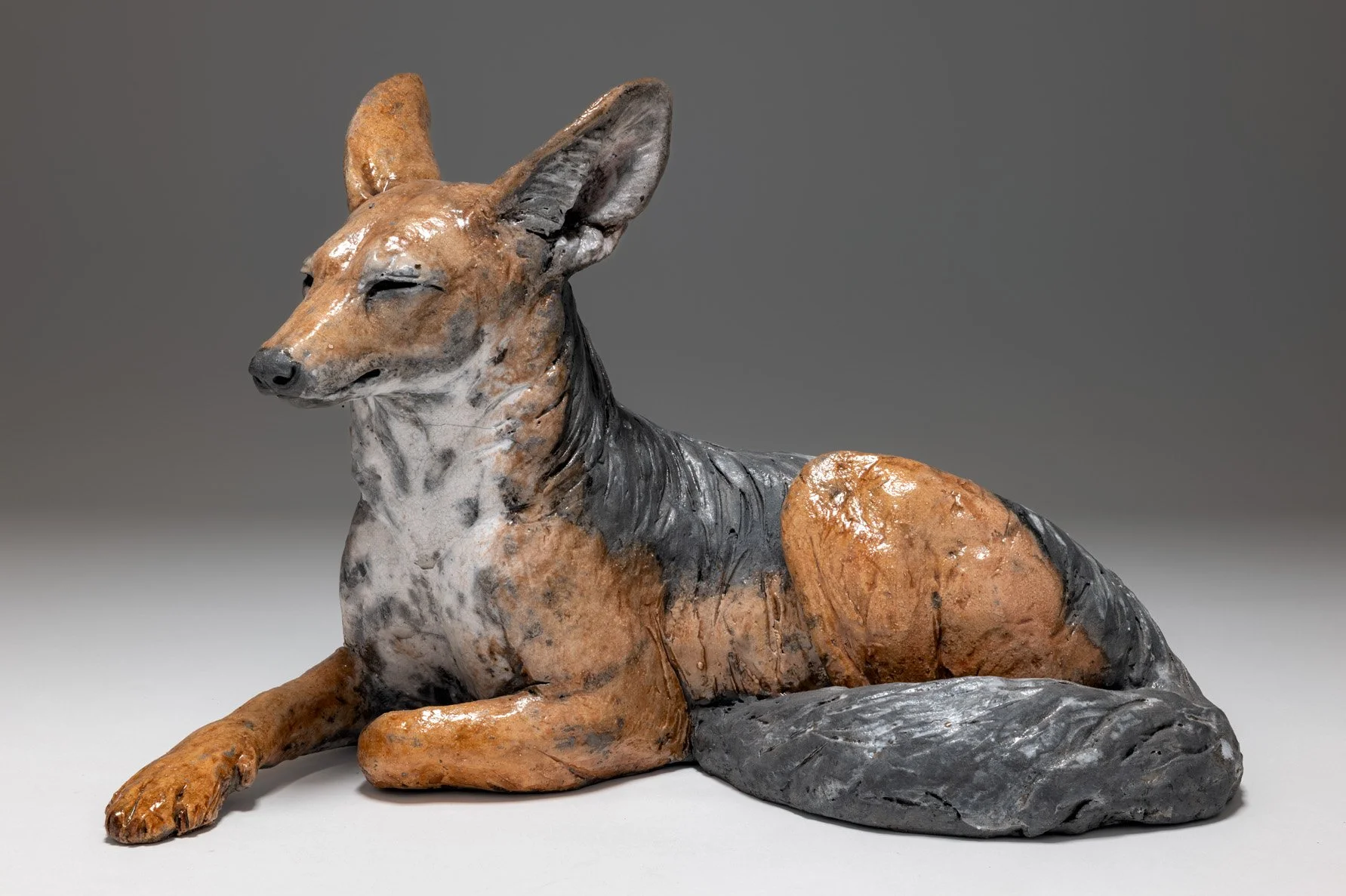 Black-Backed Jackal Sculpture