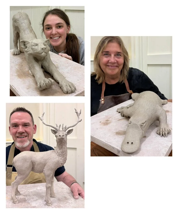 Animal Sculpture Workshop Clients