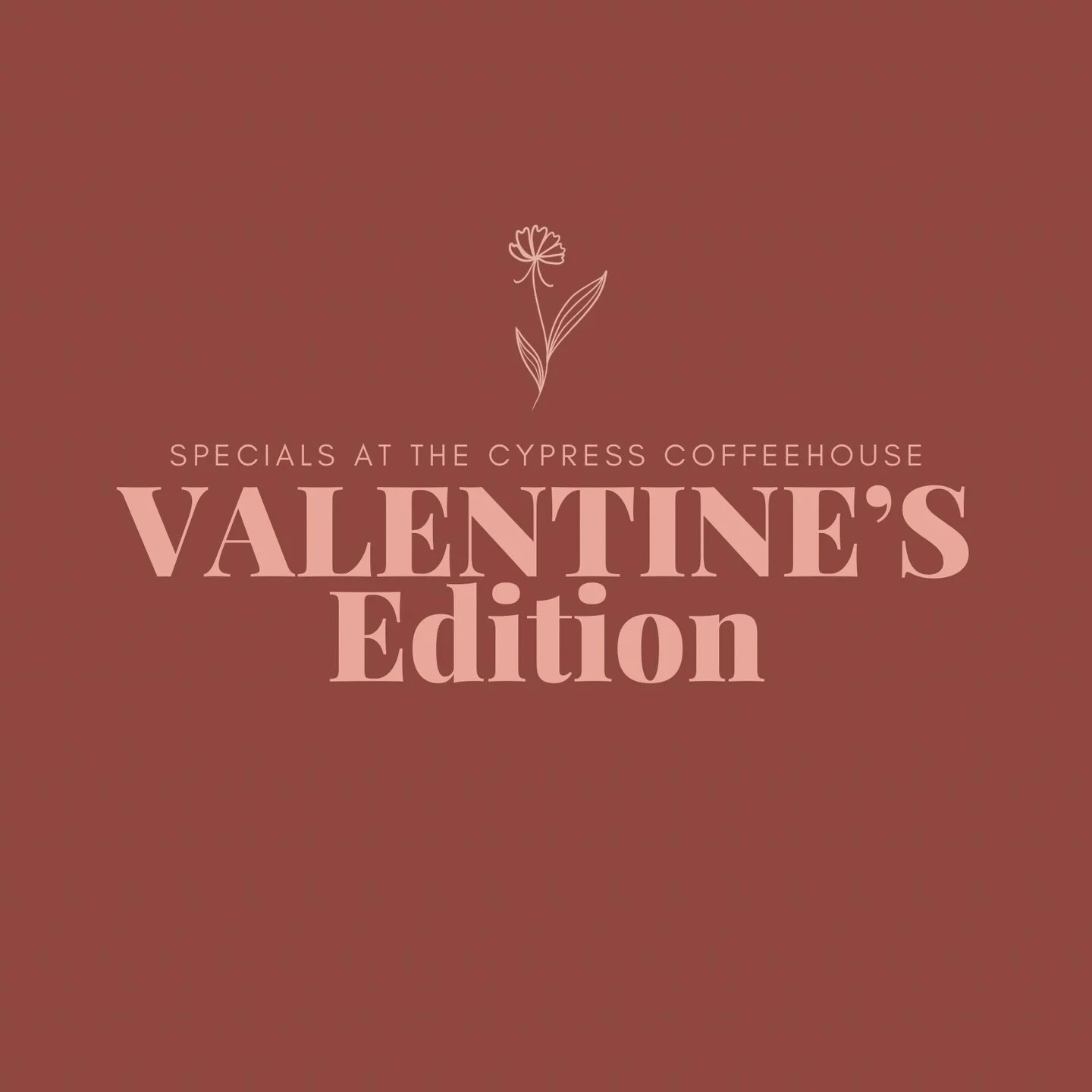 Valentine&rsquo;s menu is live! Open until 2 today! ✨