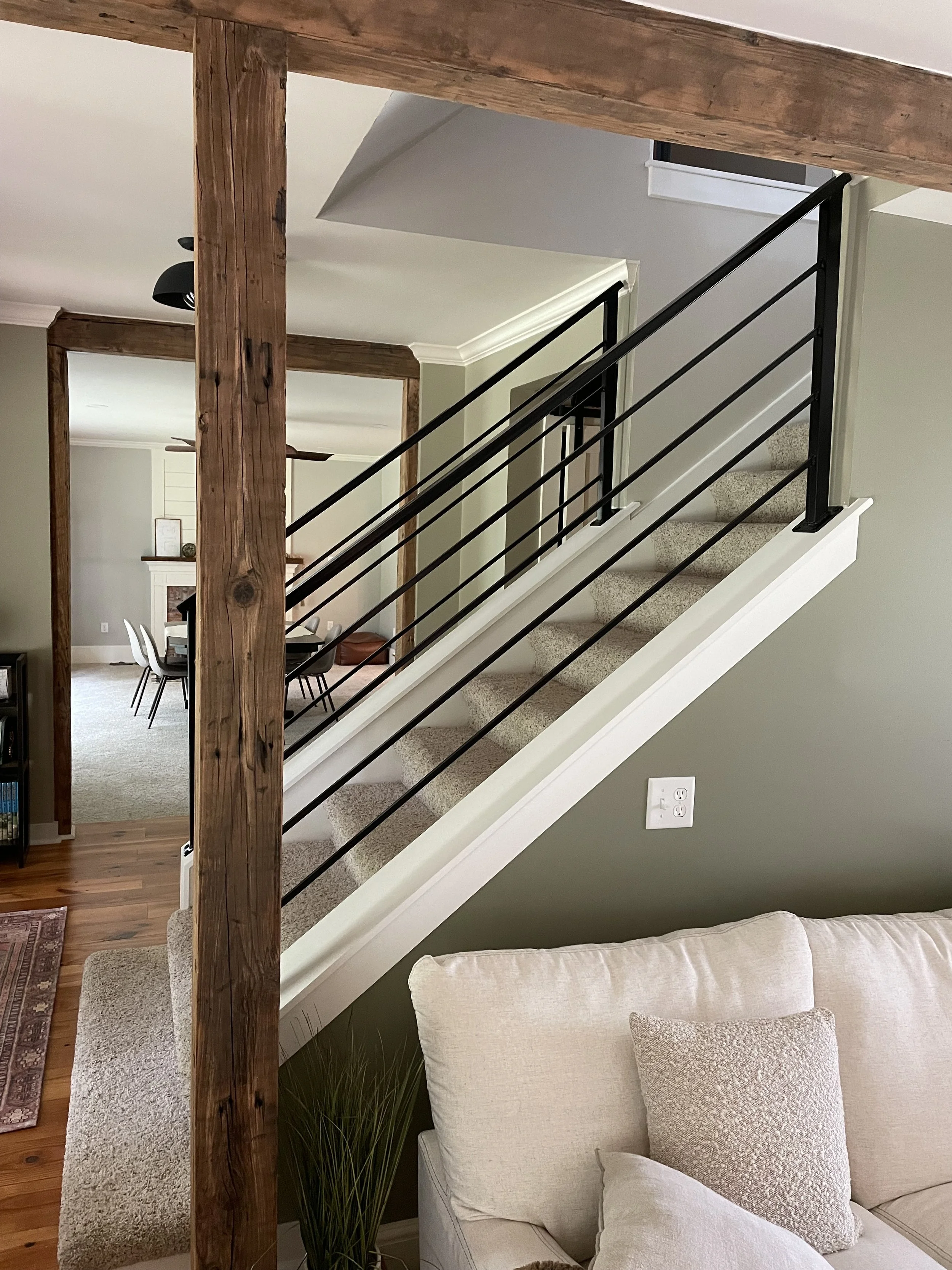 Interior Wood/Metal Railing