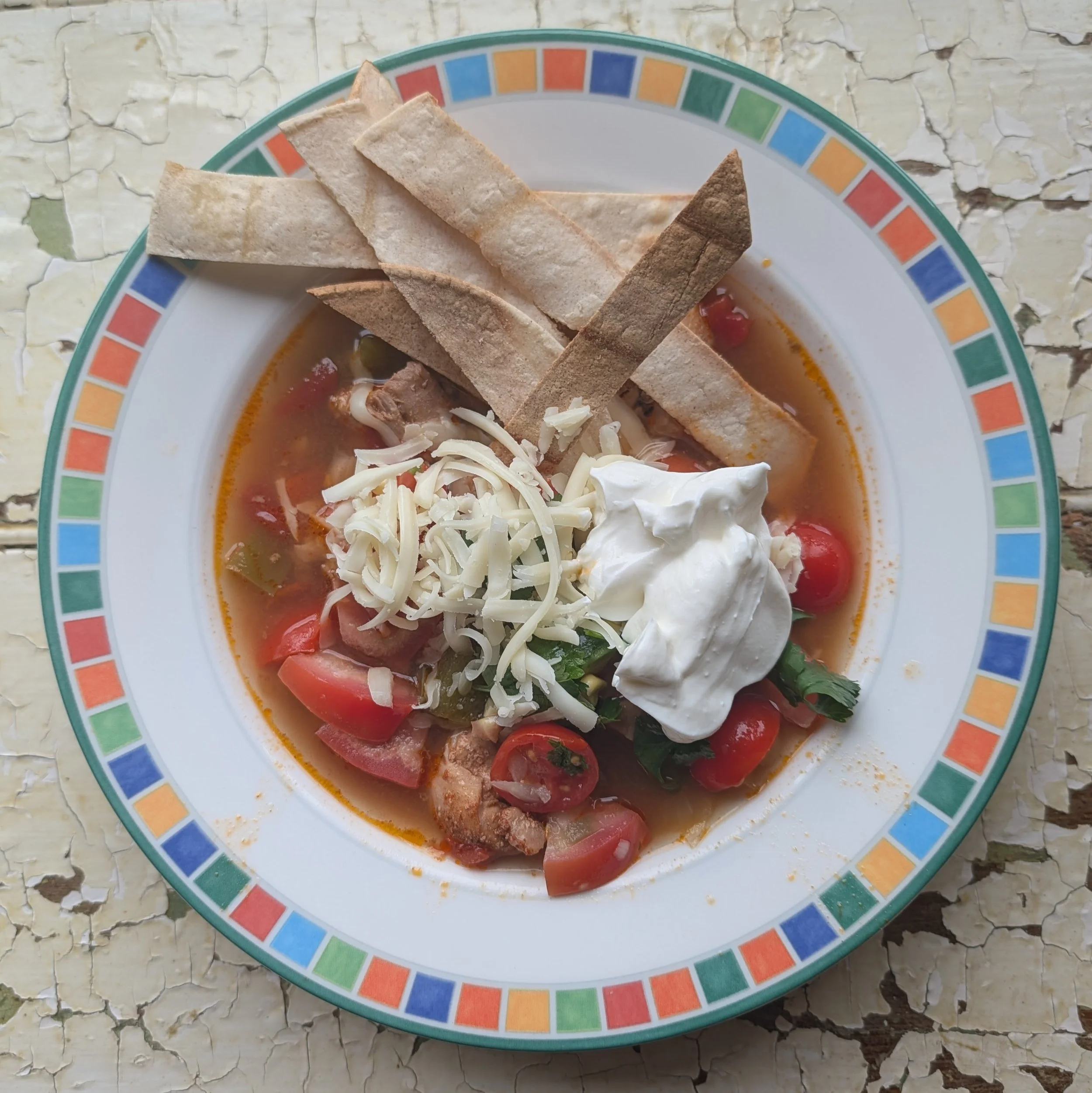 Chicken Tortilla Love Soup