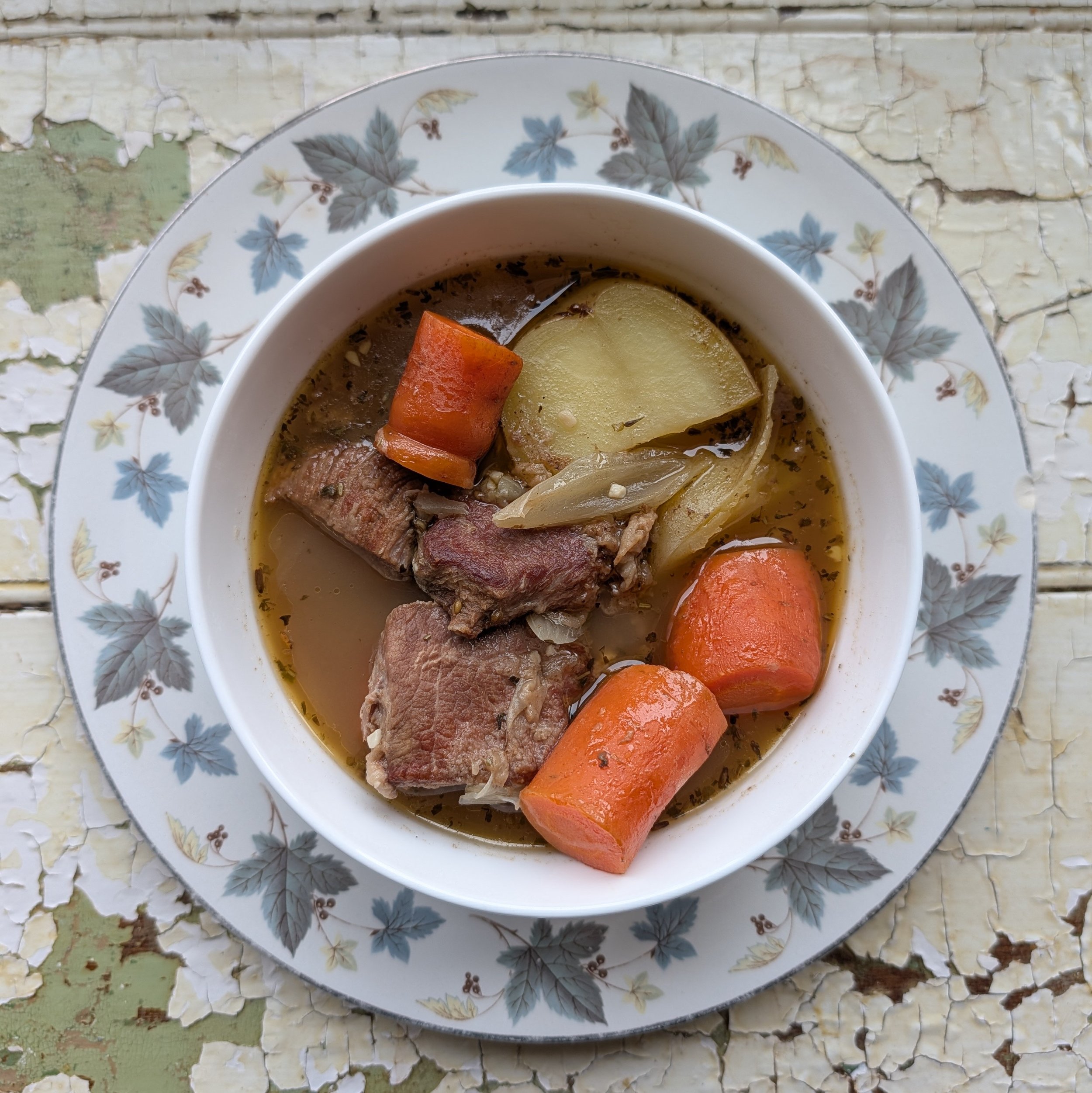 Save Your Pickle Juice Veal Stew
