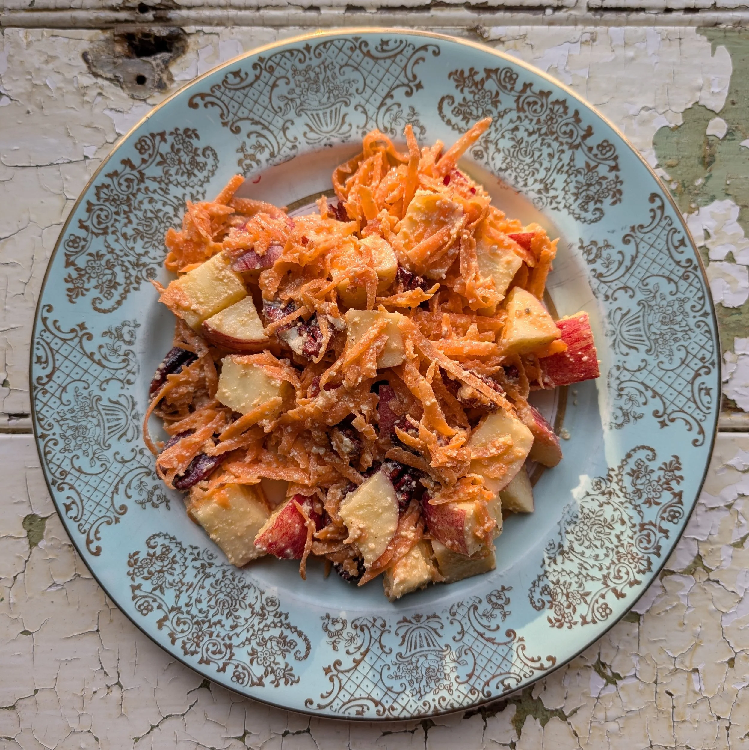 This Isn't the Waldorf, No Salt Vegan Salad
